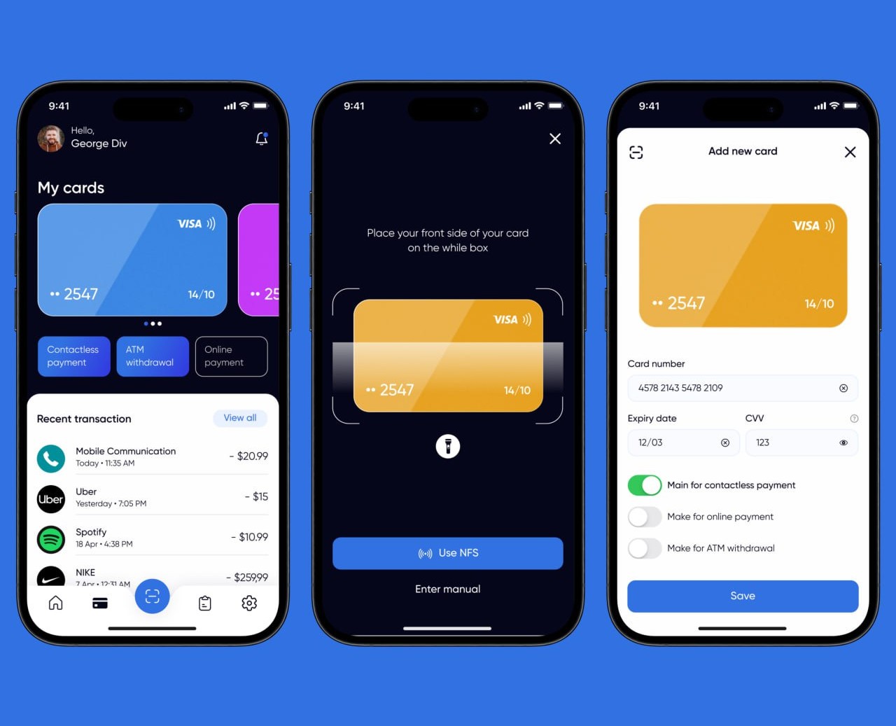 Wallet Mobile App Concept | UX/UI на Dprofile