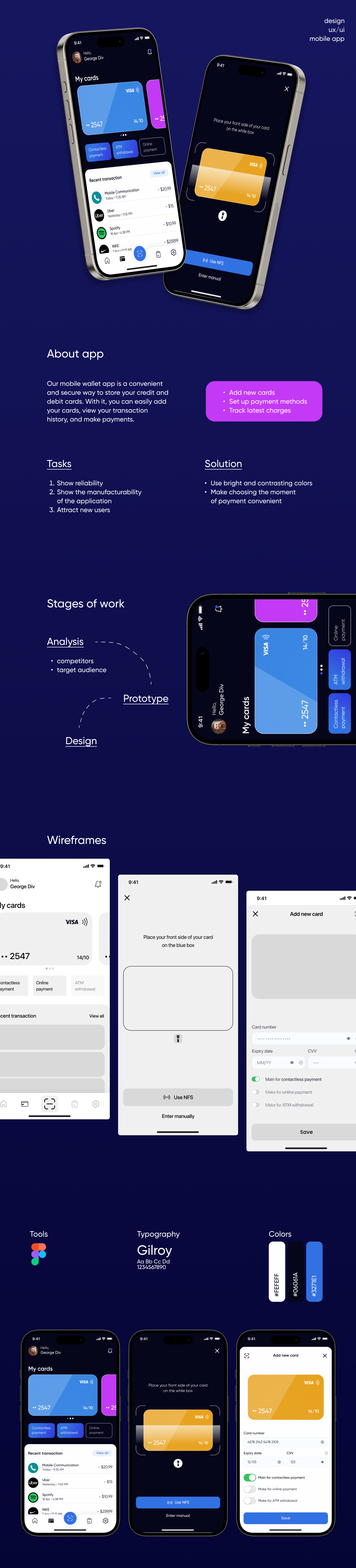 Wallet Mobile App Concept | UX/UI — Изображение №1 — Интерфейсы на Dprofile