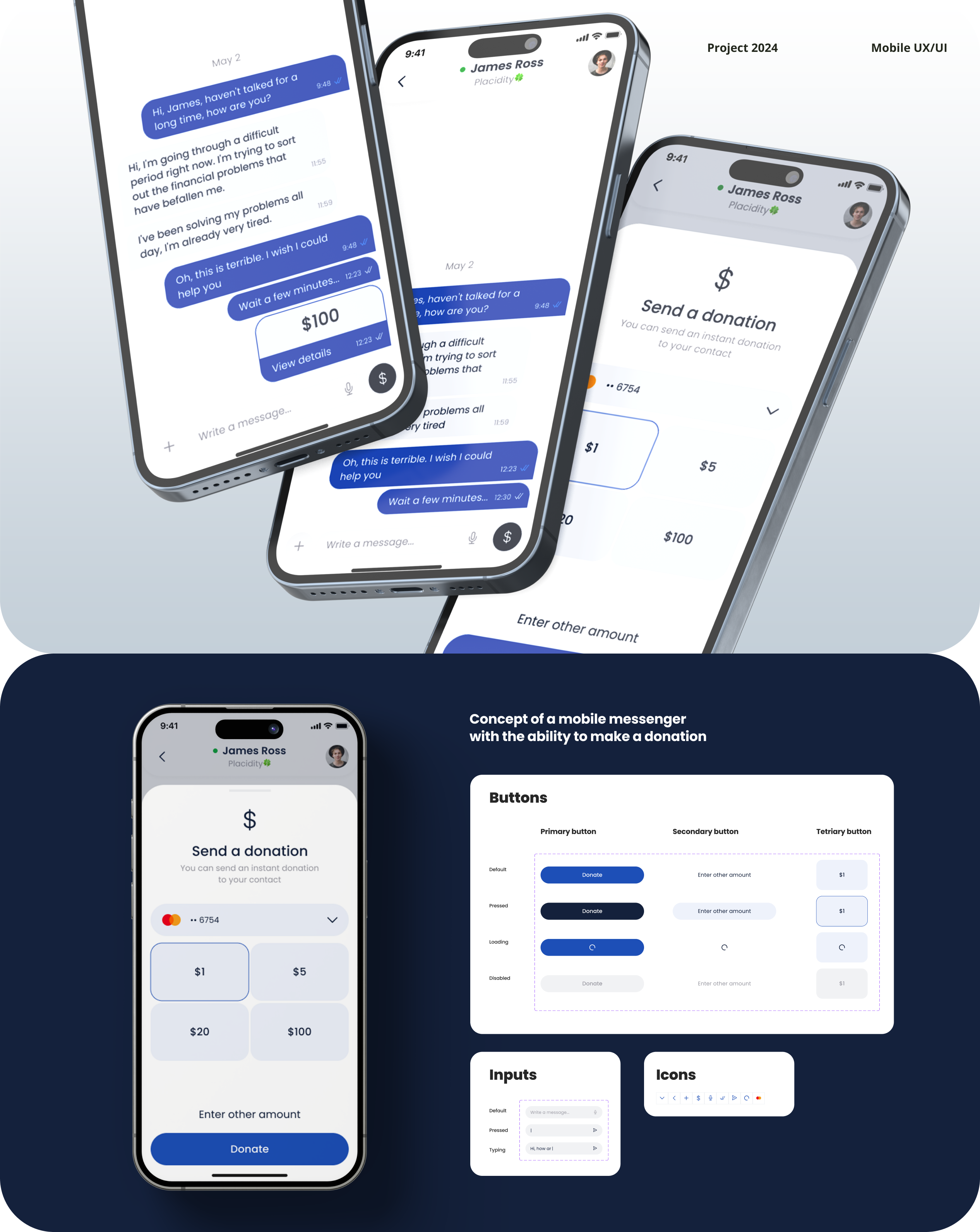 Mobile messenger concept — Изображение №1 — Интерфейсы на Dprofile