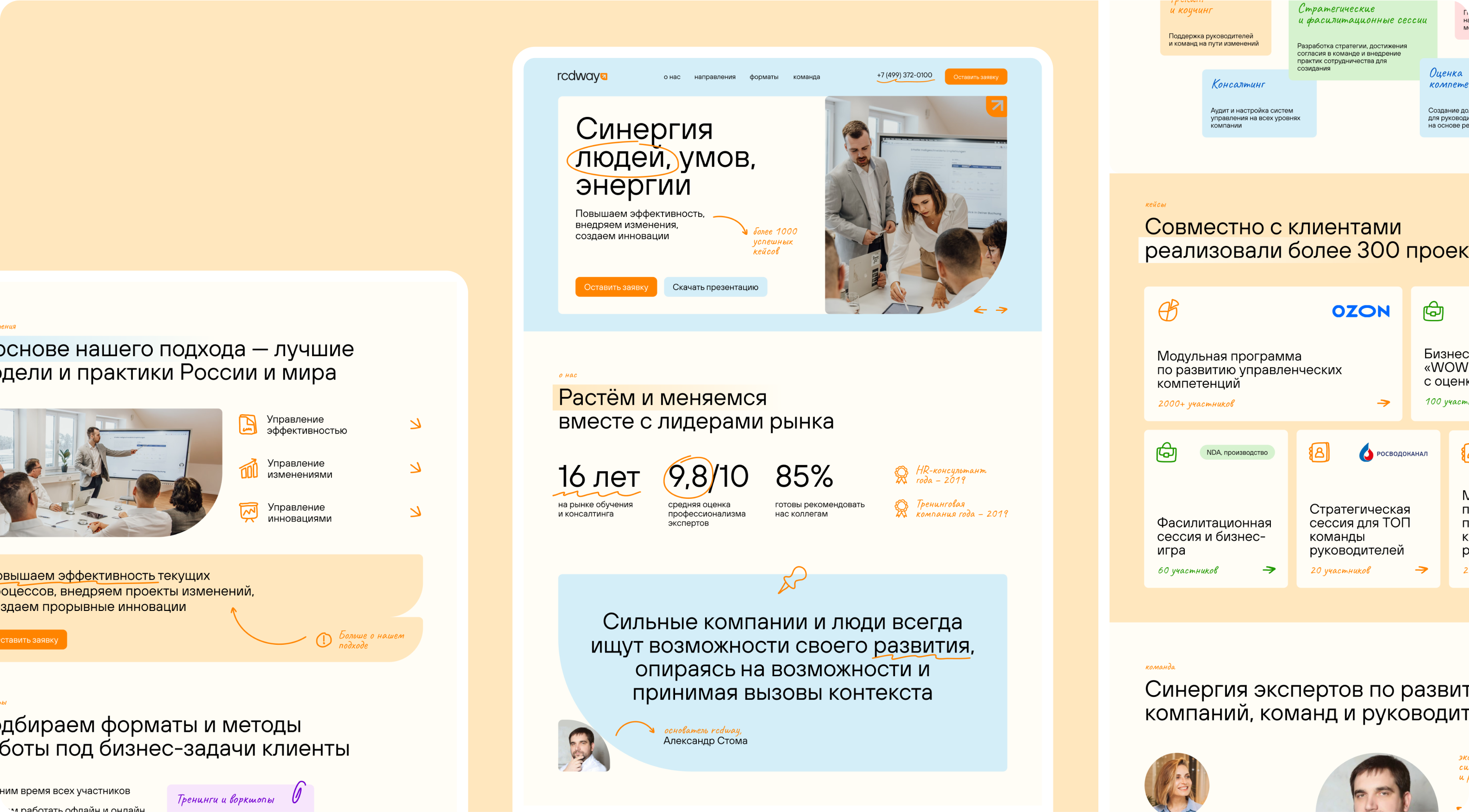 Консалтинговая компания RCDWAY — Изображение №7 — Интерфейсы, Брендинг на Dprofile