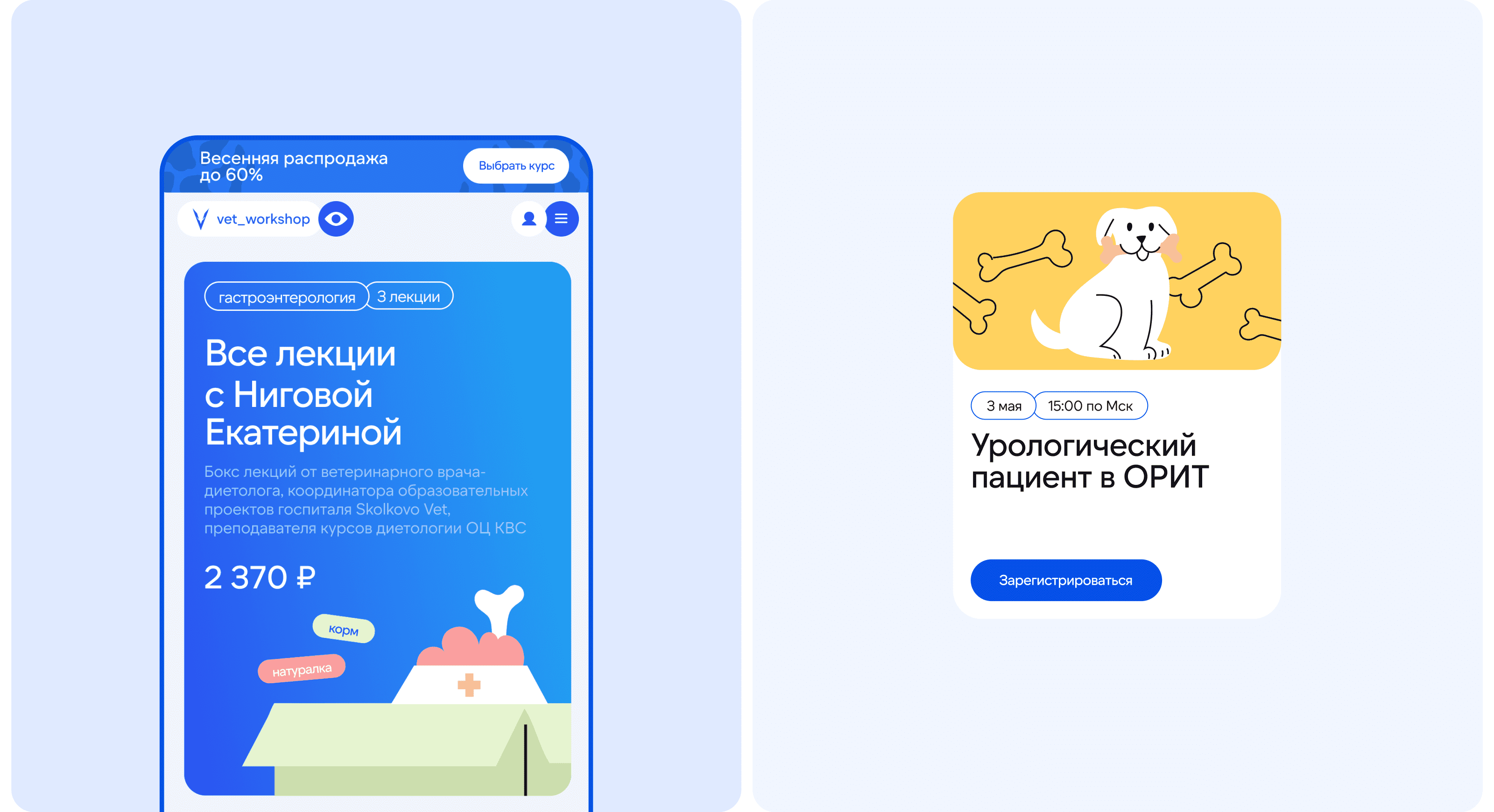 Онлайн-школа ветеринаров — Изображение №12 — Интерфейсы, Маркетинг на Dprofile