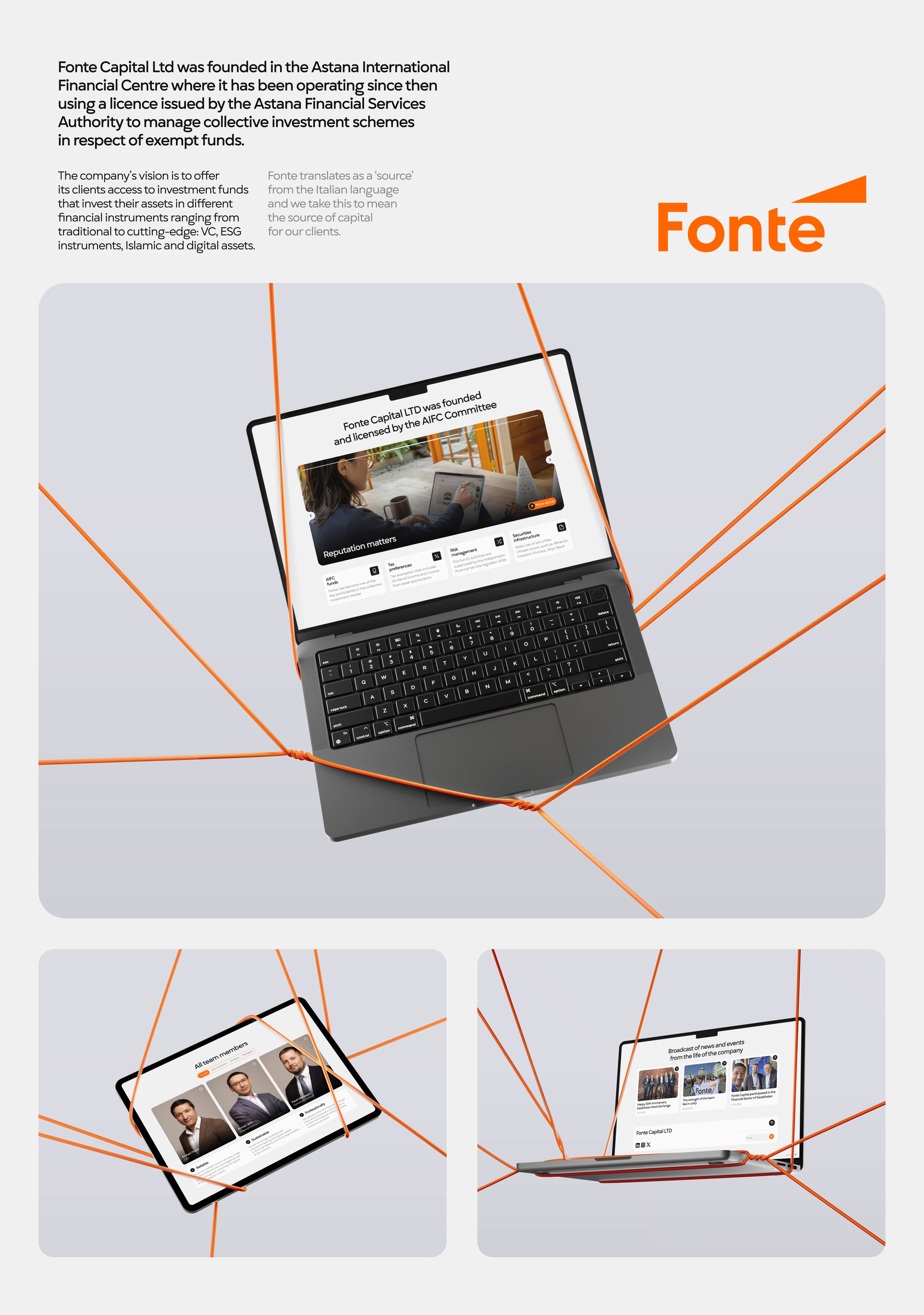 Fonte – Venture Fund in Kazakhstan — Изображение №2 — Интерфейсы на Dprofile