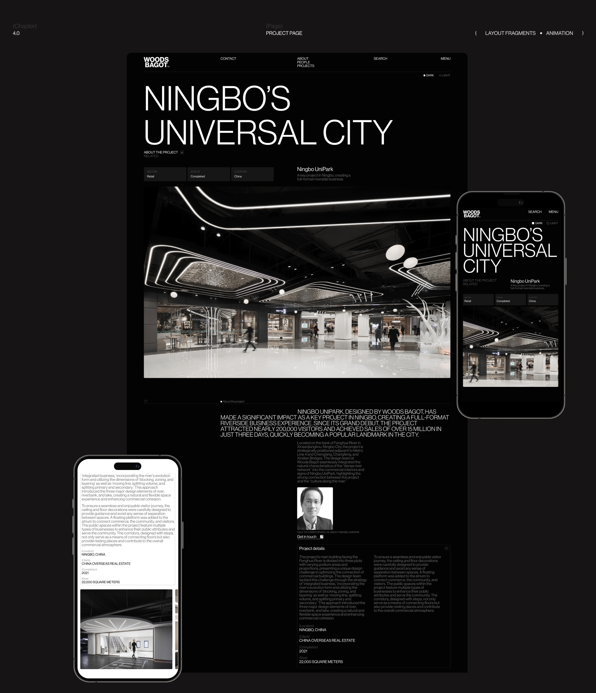 Woods Bagot | Corporate Website — Изображение №6 — Интерфейсы, Анимация на Dprofile
