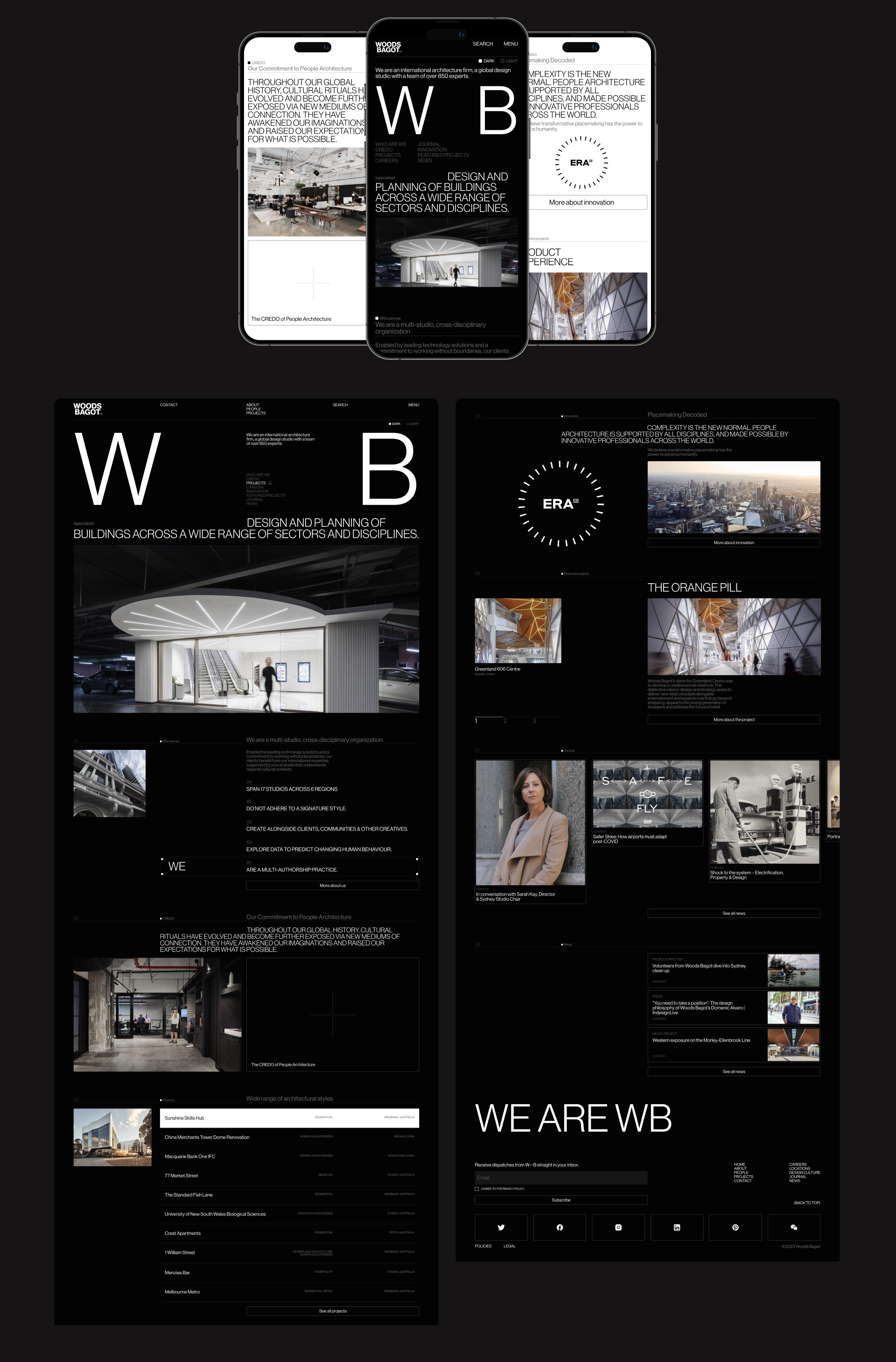 Woods Bagot | Corporate Website — Изображение №2 — Интерфейсы, Анимация на Dprofile