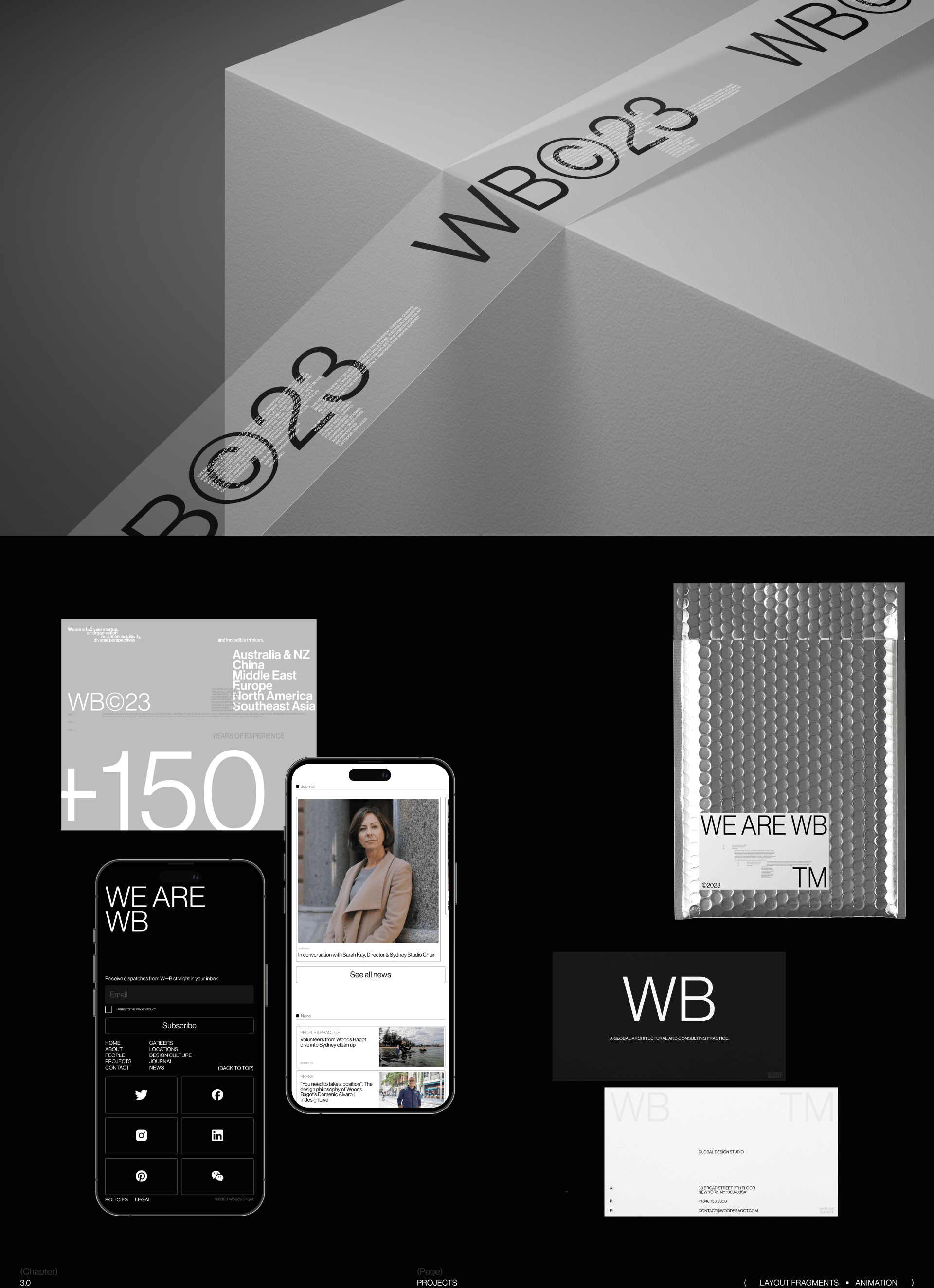 Woods Bagot | Corporate Website — Изображение №3 — Интерфейсы, Анимация на Dprofile
