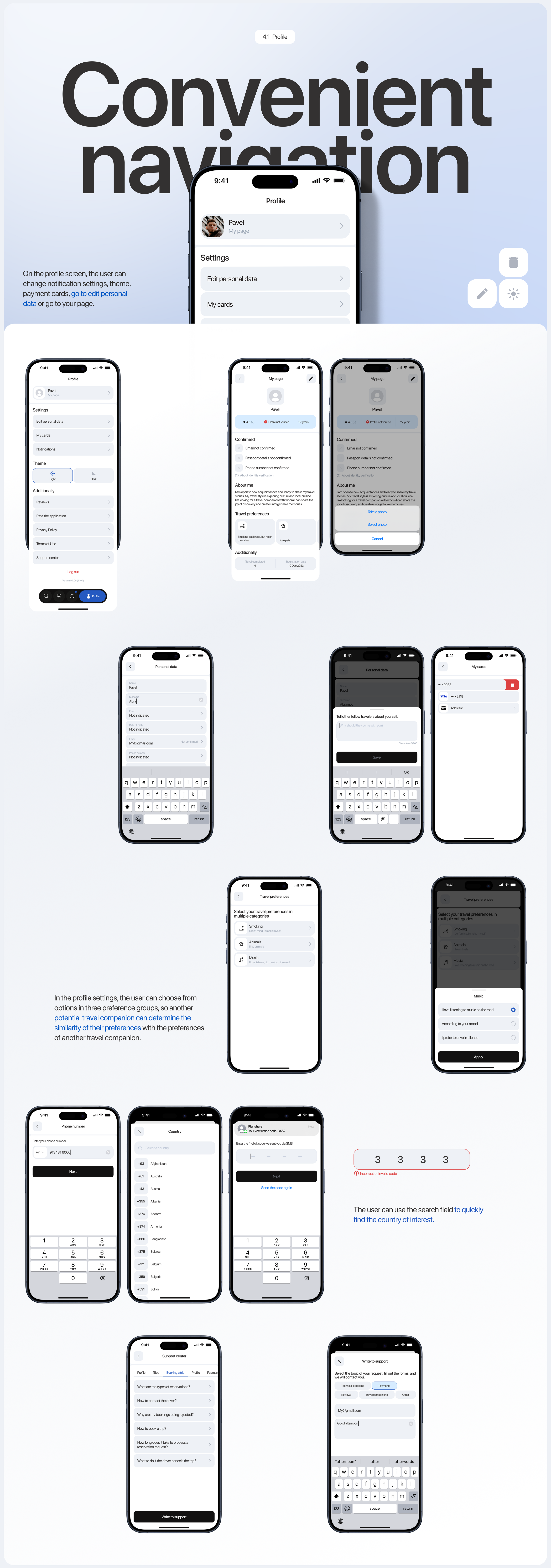 Planshare | Mobile App — Изображение №13 — Интерфейсы, Анимация на Dprofile