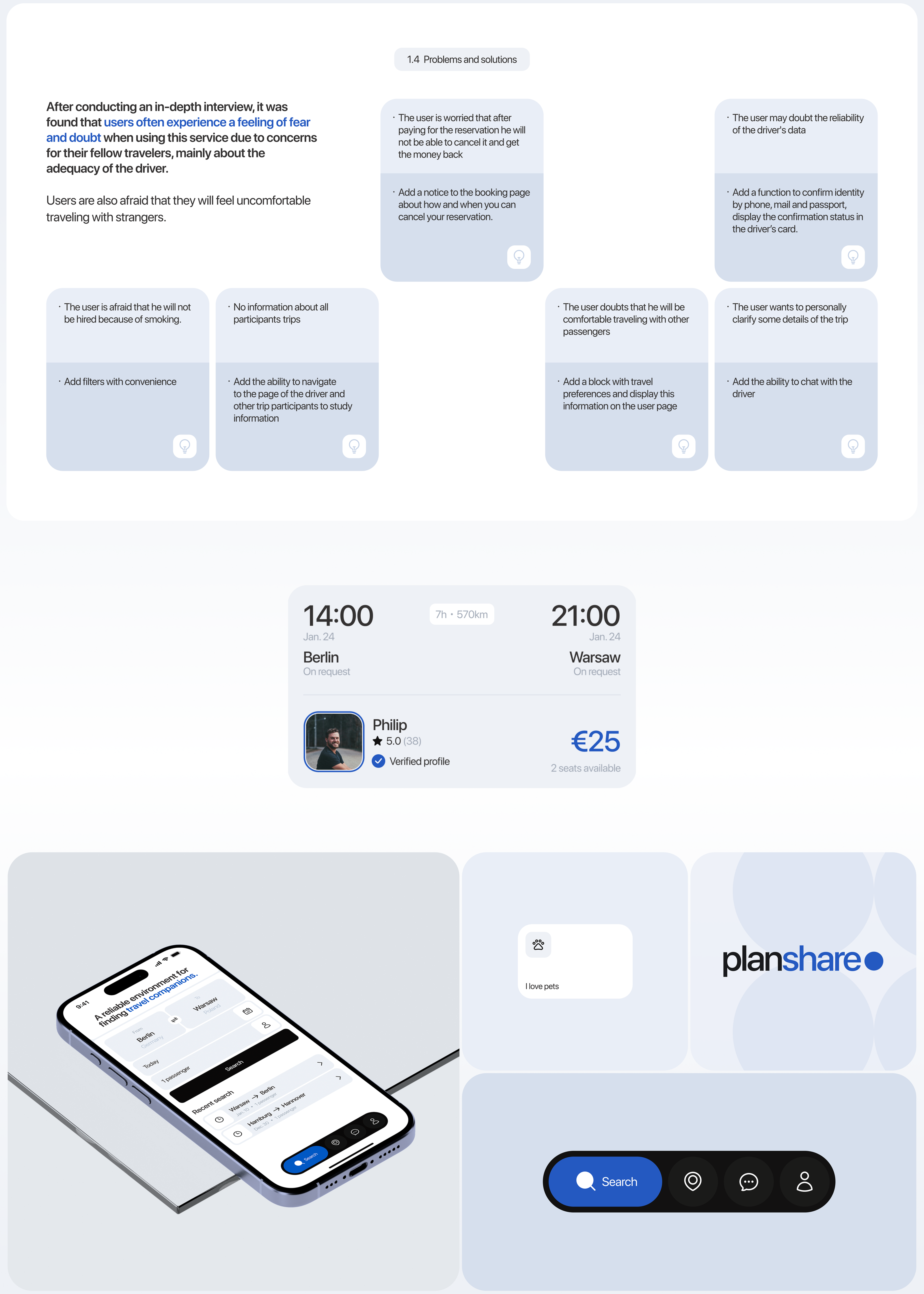 Planshare | Mobile App — Изображение №3 — Интерфейсы, Анимация на Dprofile