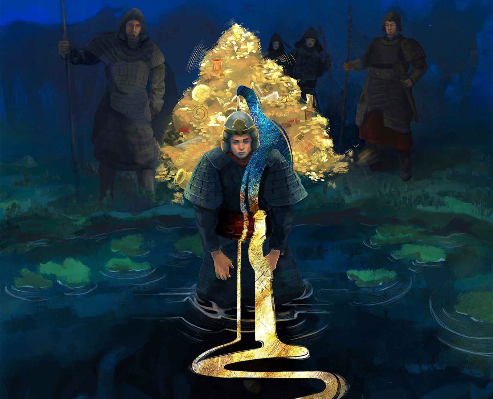 Book Illustration. The Legend of Gold — Иллюстрация на Dprofile