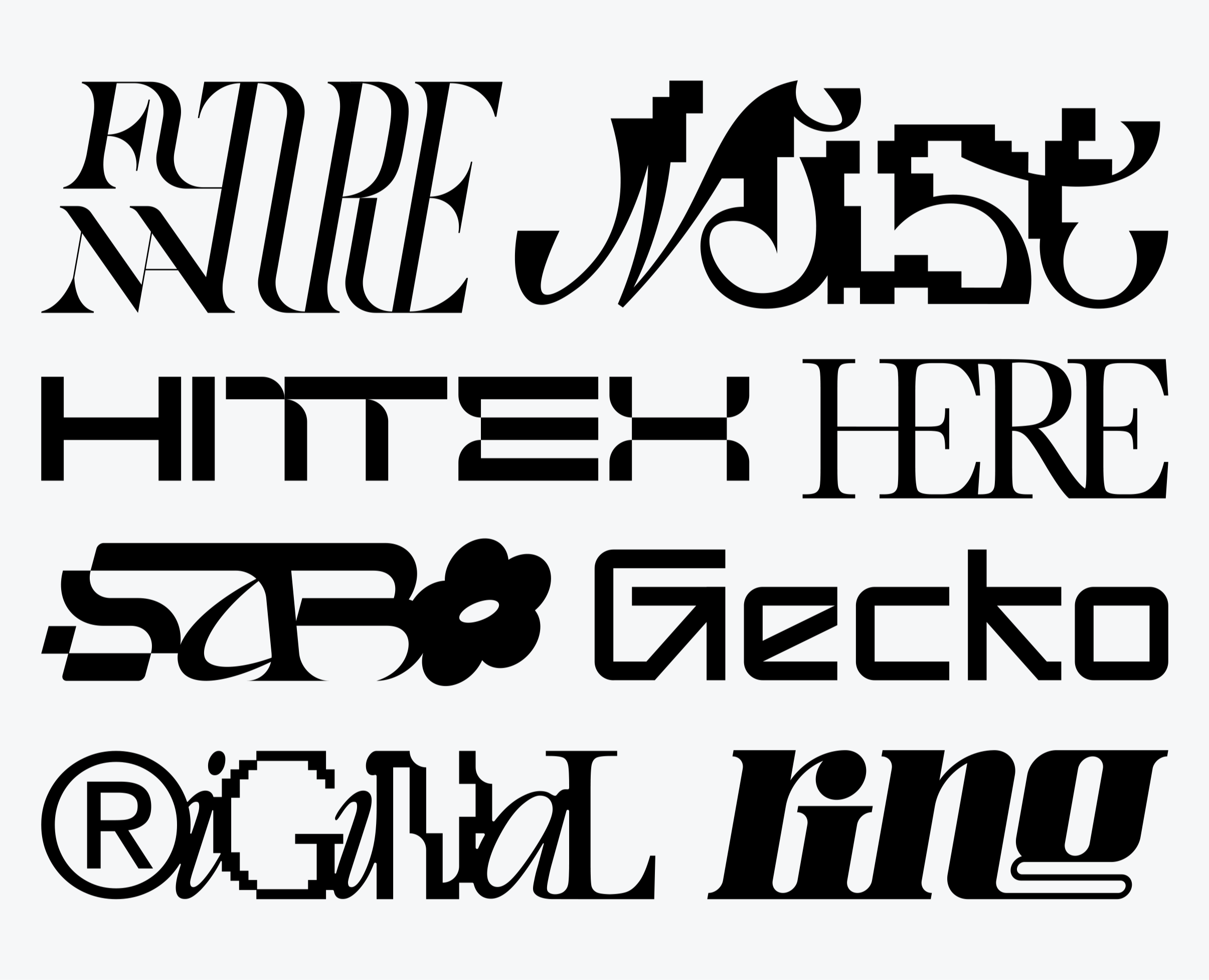 Typefolio 1 — Брендинг, Графика на Dprofile