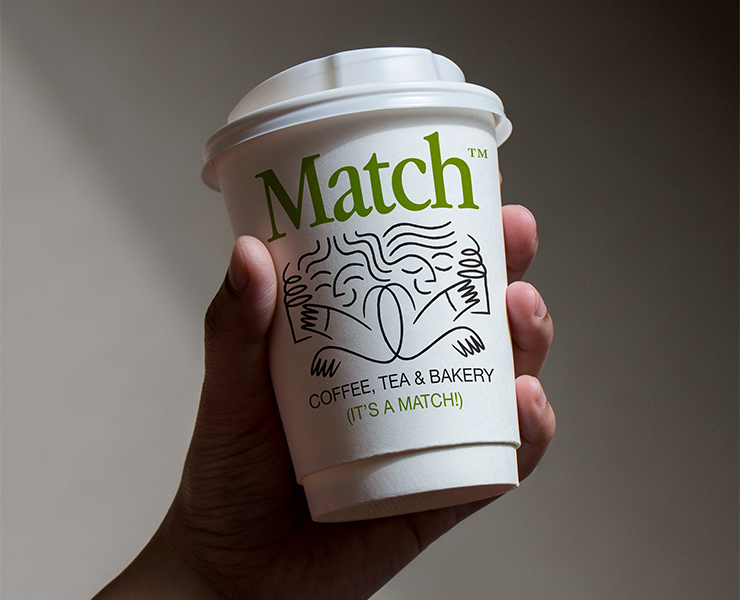 Match Coffee — Брендинг, Графика на Dprofile
