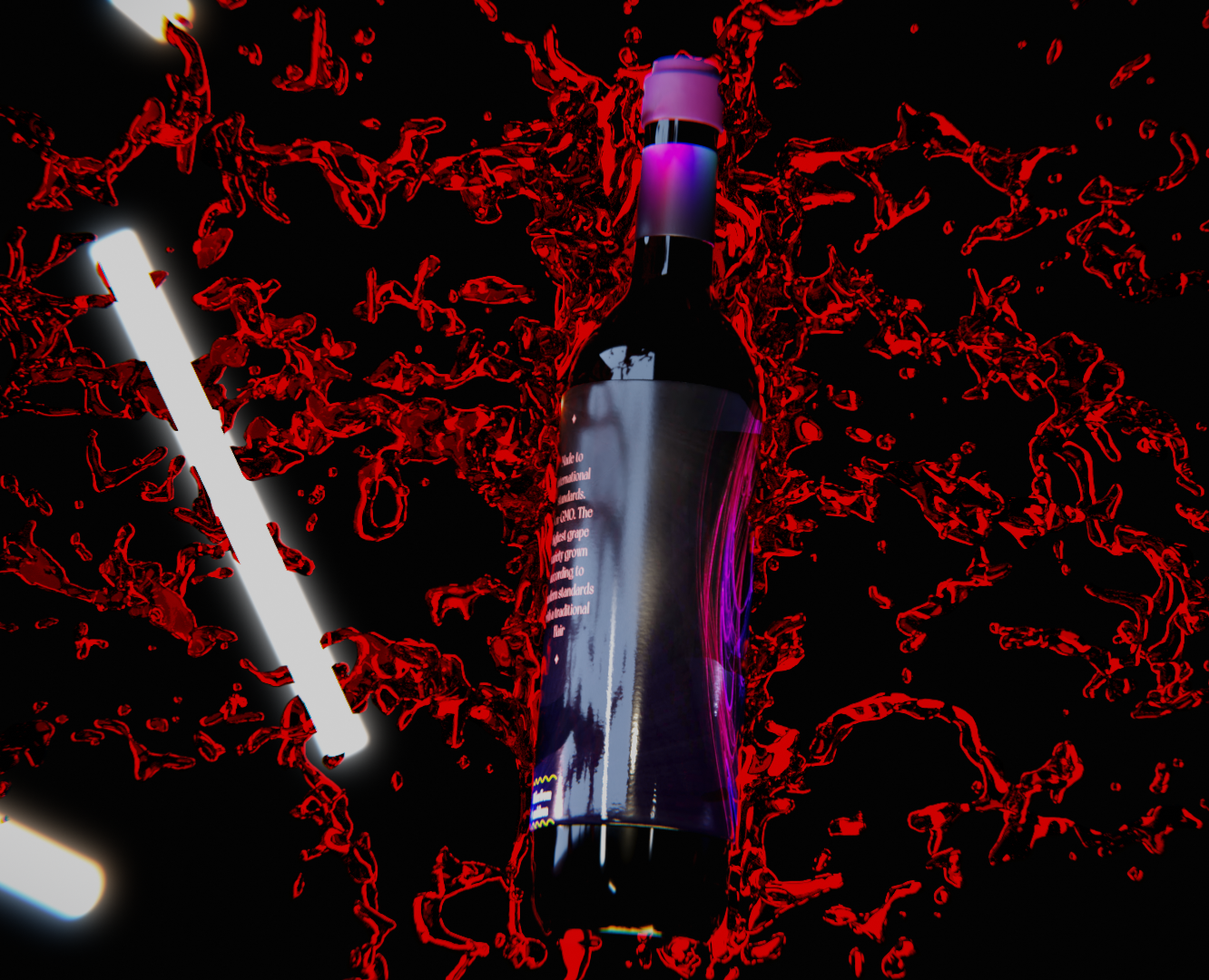вино "Сияние" — 3D, Анимация на Dprofile