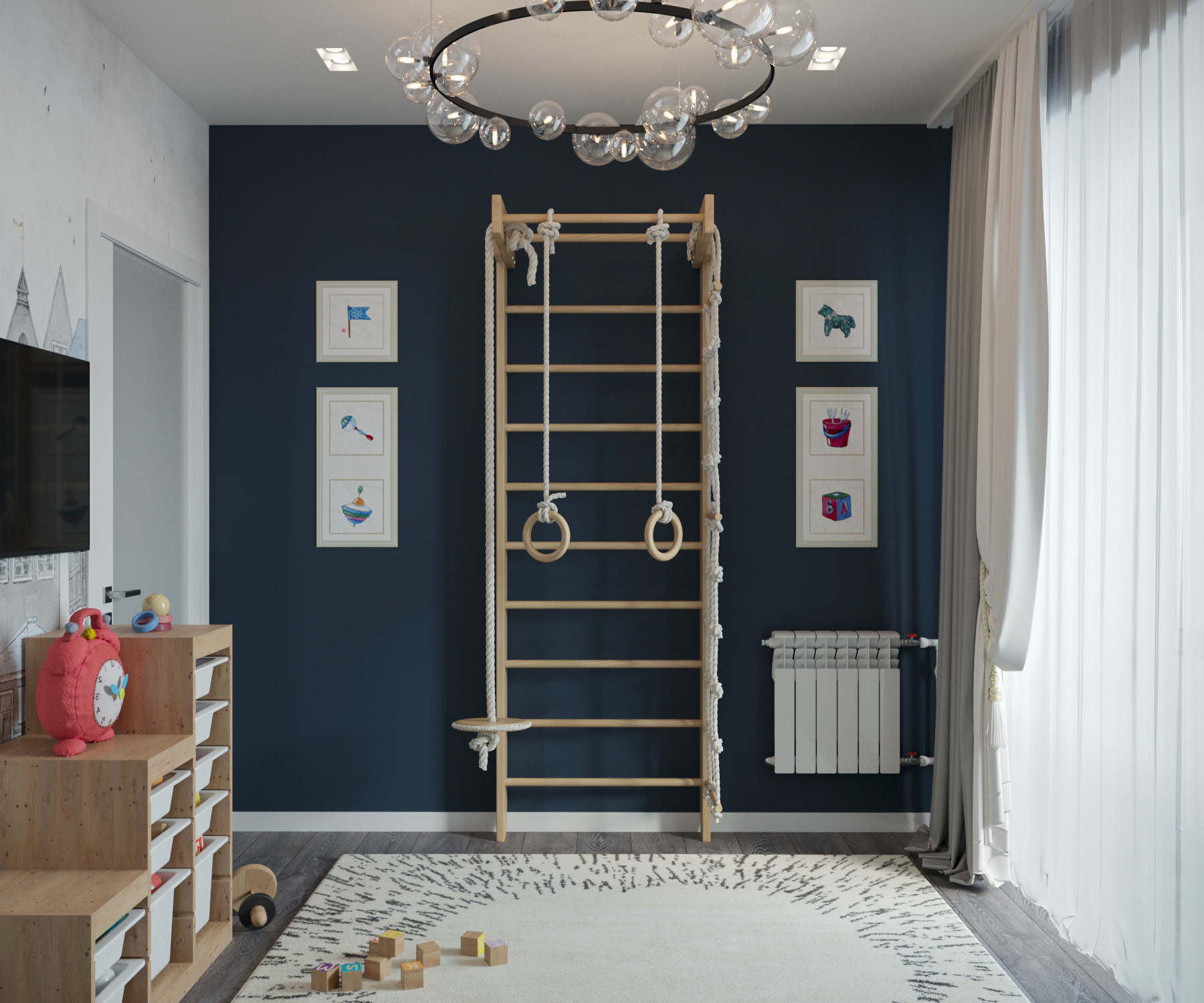 Интерьер трёхкомнатной квартиры — Изображение №6 — 3D на Dprofile