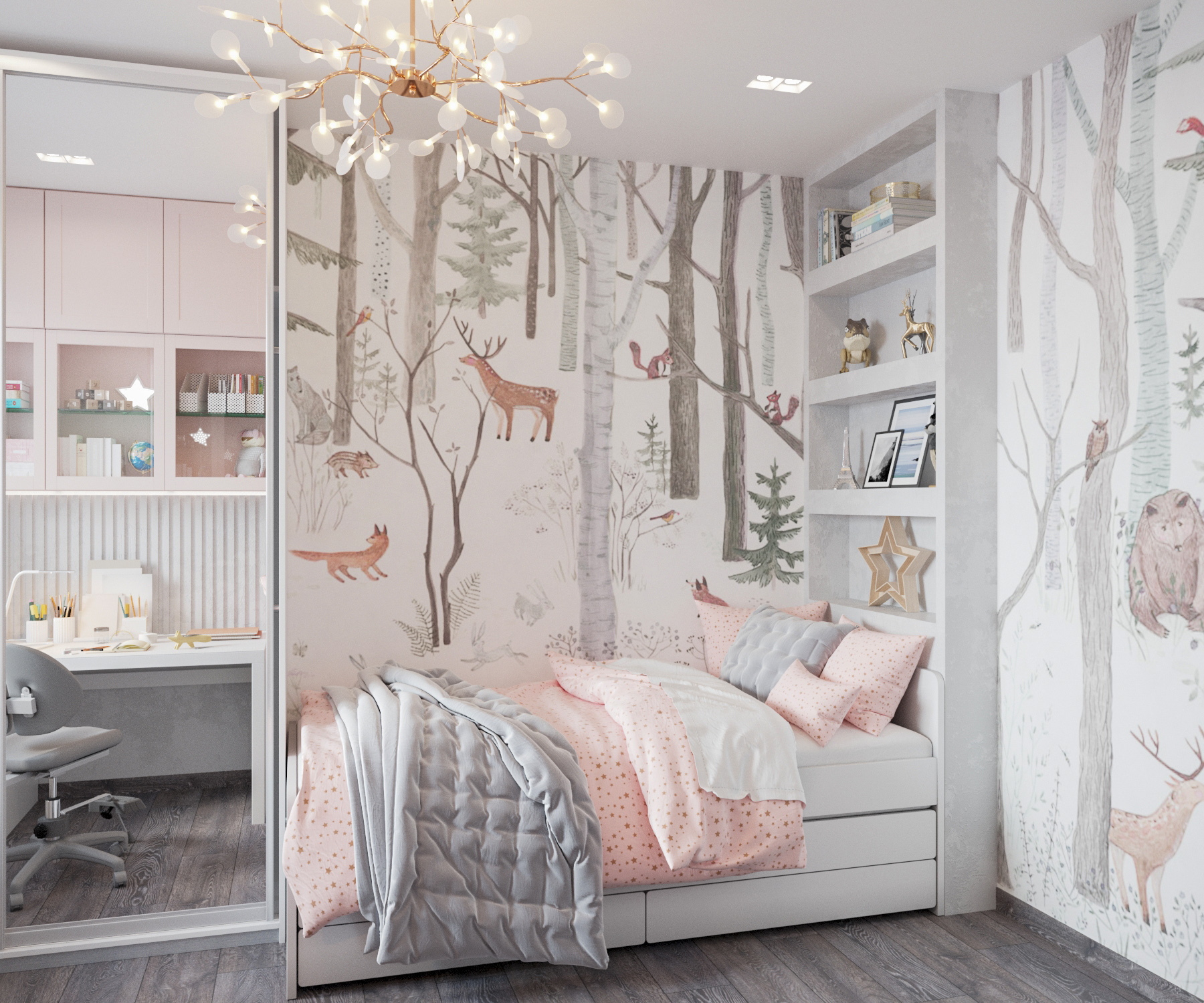 Интерьер трёхкомнатной квартиры — Изображение №10 — 3D на Dprofile