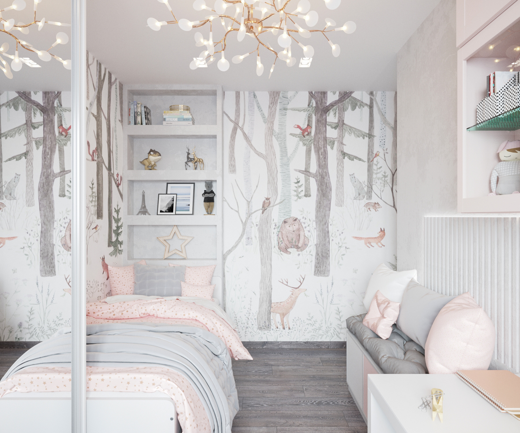 Интерьер трёхкомнатной квартиры — Изображение №11 — 3D на Dprofile