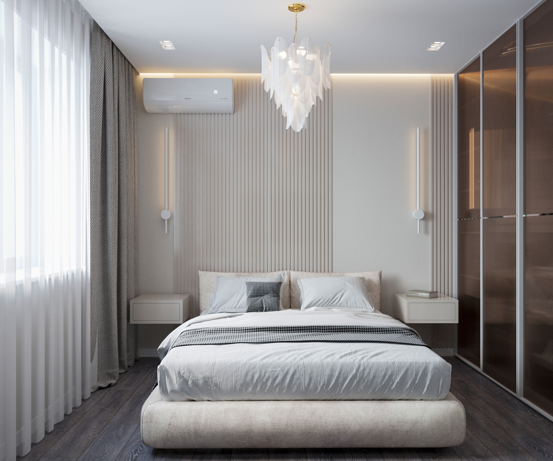 Интерьер трёхкомнатной квартиры — Изображение №1 — 3D на Dprofile