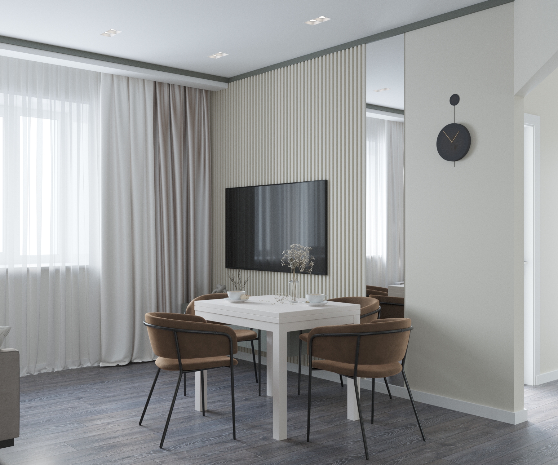 Интерьер трёхкомнатной квартиры — Изображение №14 — 3D на Dprofile