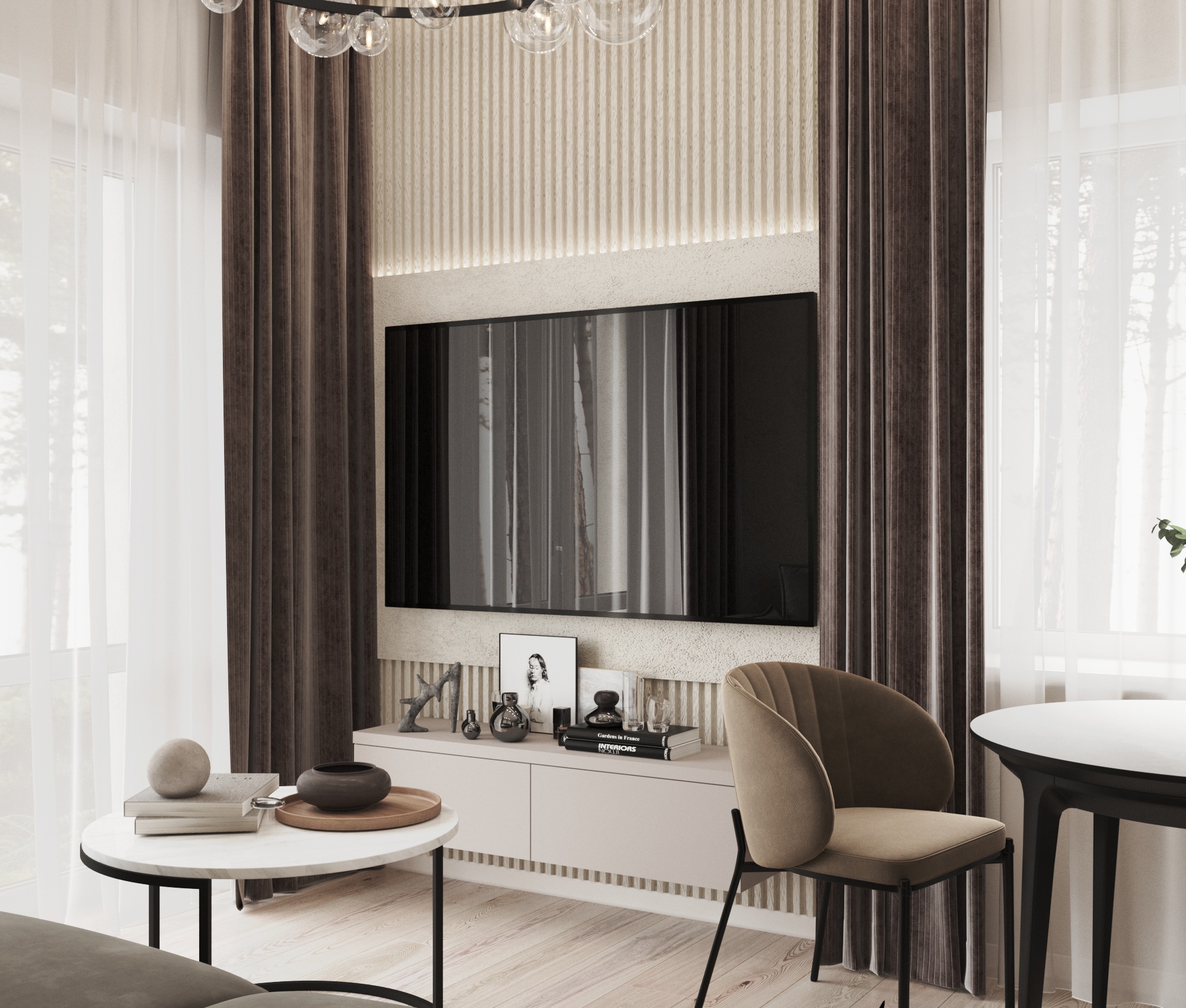 Интерьер воздушной кухни-гостиной — Изображение №2 — 3D на Dprofile