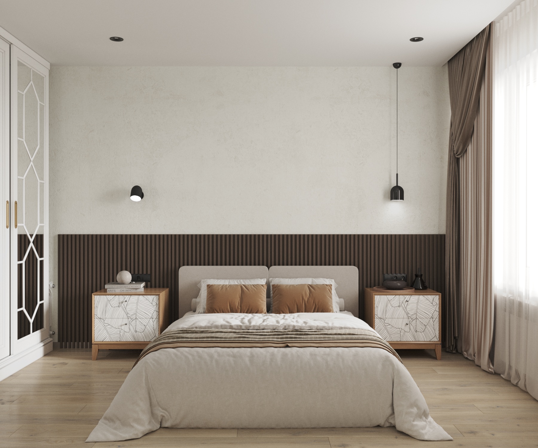 Интерьер квартиры в песочных оттенках — Изображение №7 — 3D на Dprofile