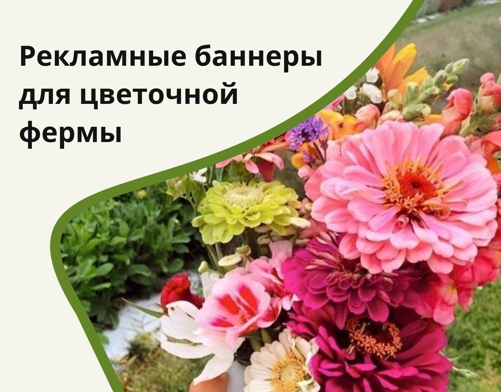 Рекламные баннеры для El Flower Farm — Изображение №1 — Брендинг, Маркетинг на Dprofile