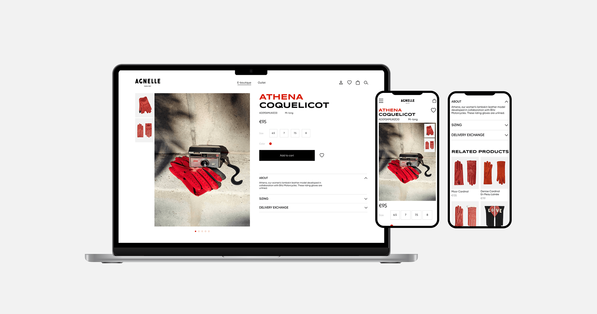 AGNELLE | E-commerce — Изображение №5 — Интерфейсы, Брендинг, Графика на Dprofile