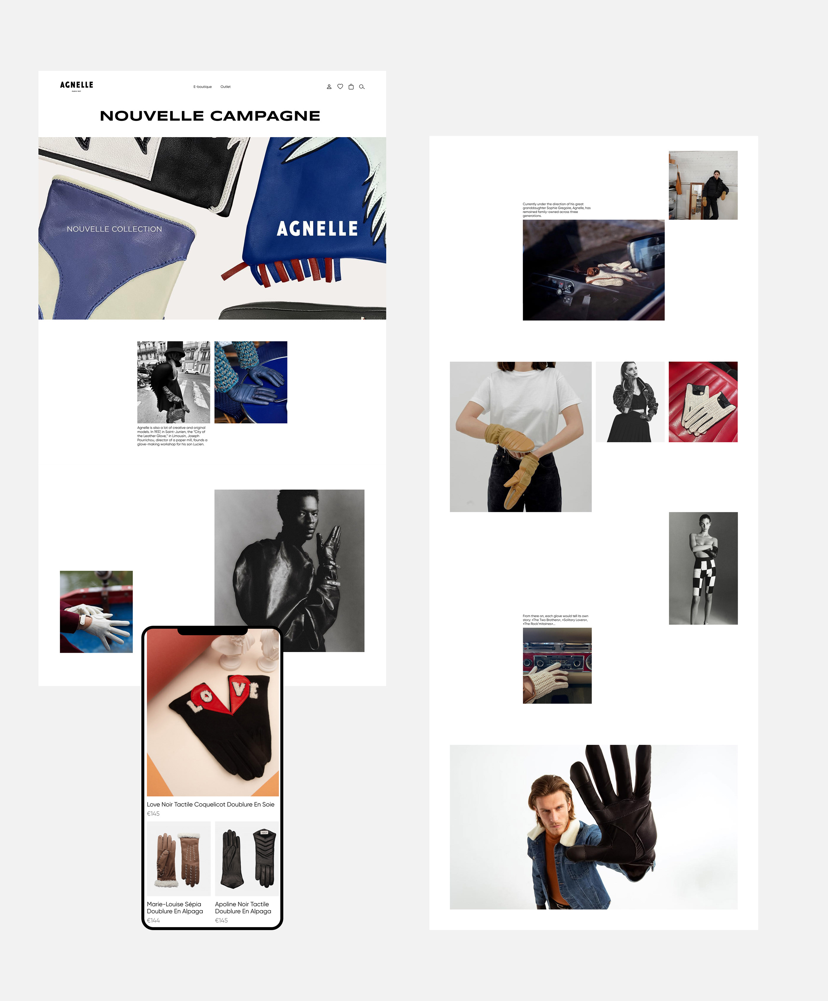 AGNELLE | E-commerce — Изображение №8 — Интерфейсы, Брендинг, Графика на Dprofile