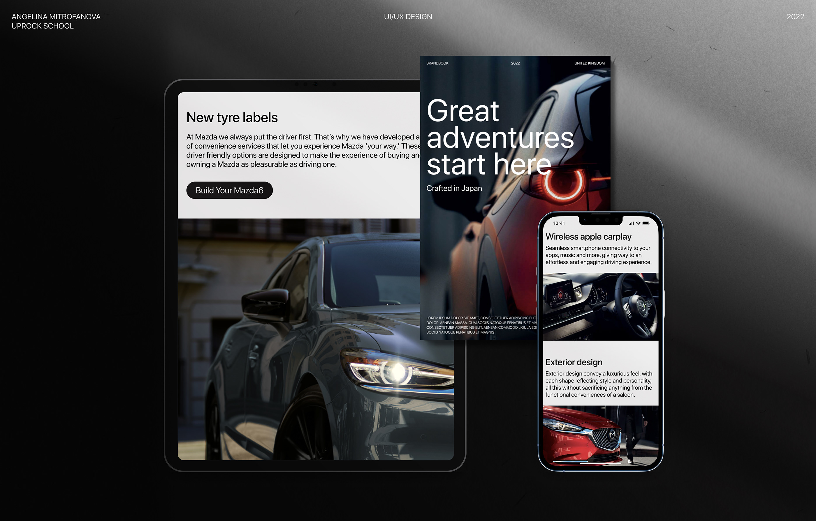 MAZDA UK | Corporate website — Изображение №1 — Интерфейсы, Брендинг, Графика на Dprofile