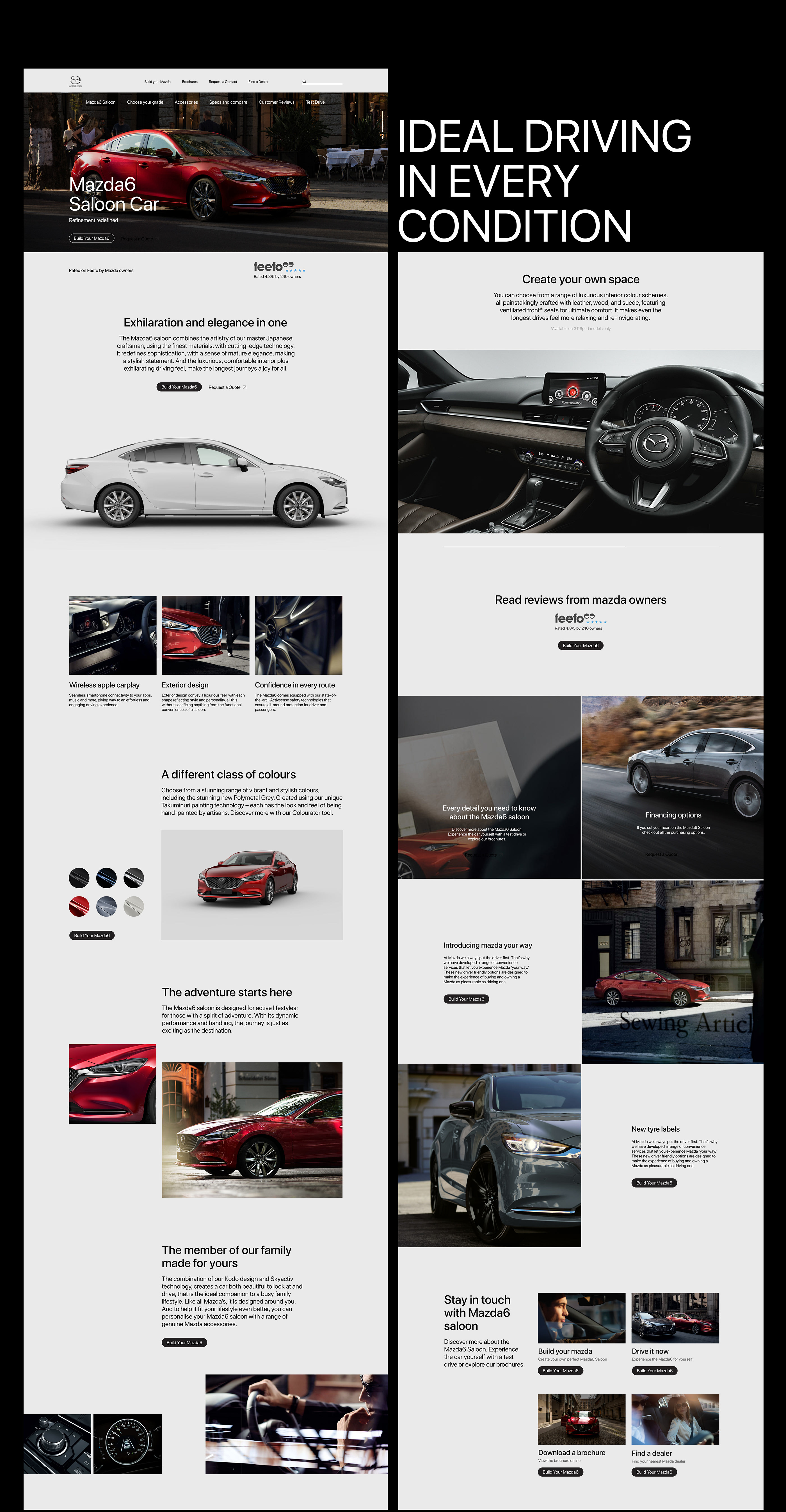 MAZDA UK | Corporate website — Изображение №5 — Интерфейсы, Брендинг, Графика на Dprofile