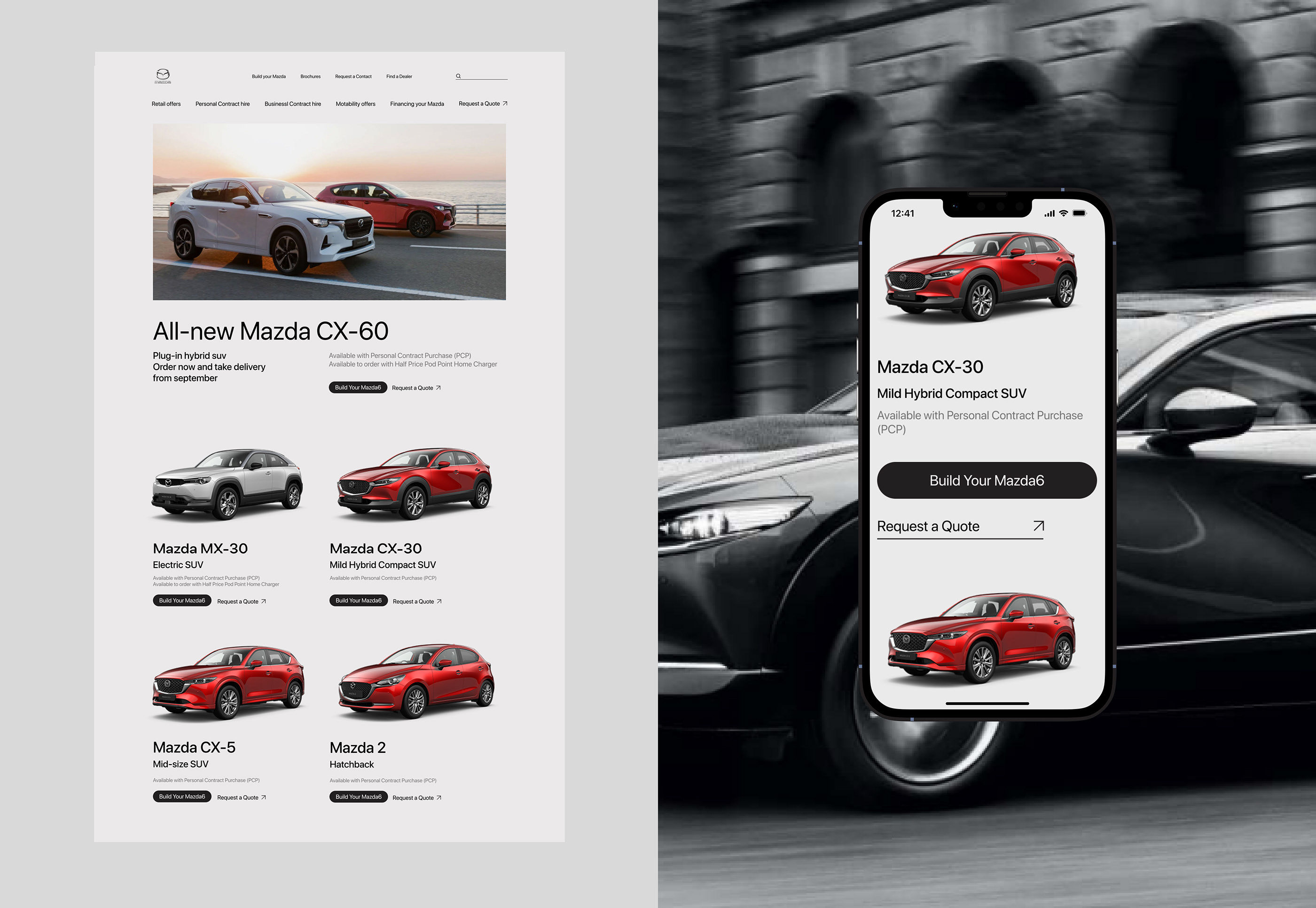 MAZDA UK | Corporate website — Изображение №9 — Интерфейсы, Брендинг, Графика на Dprofile