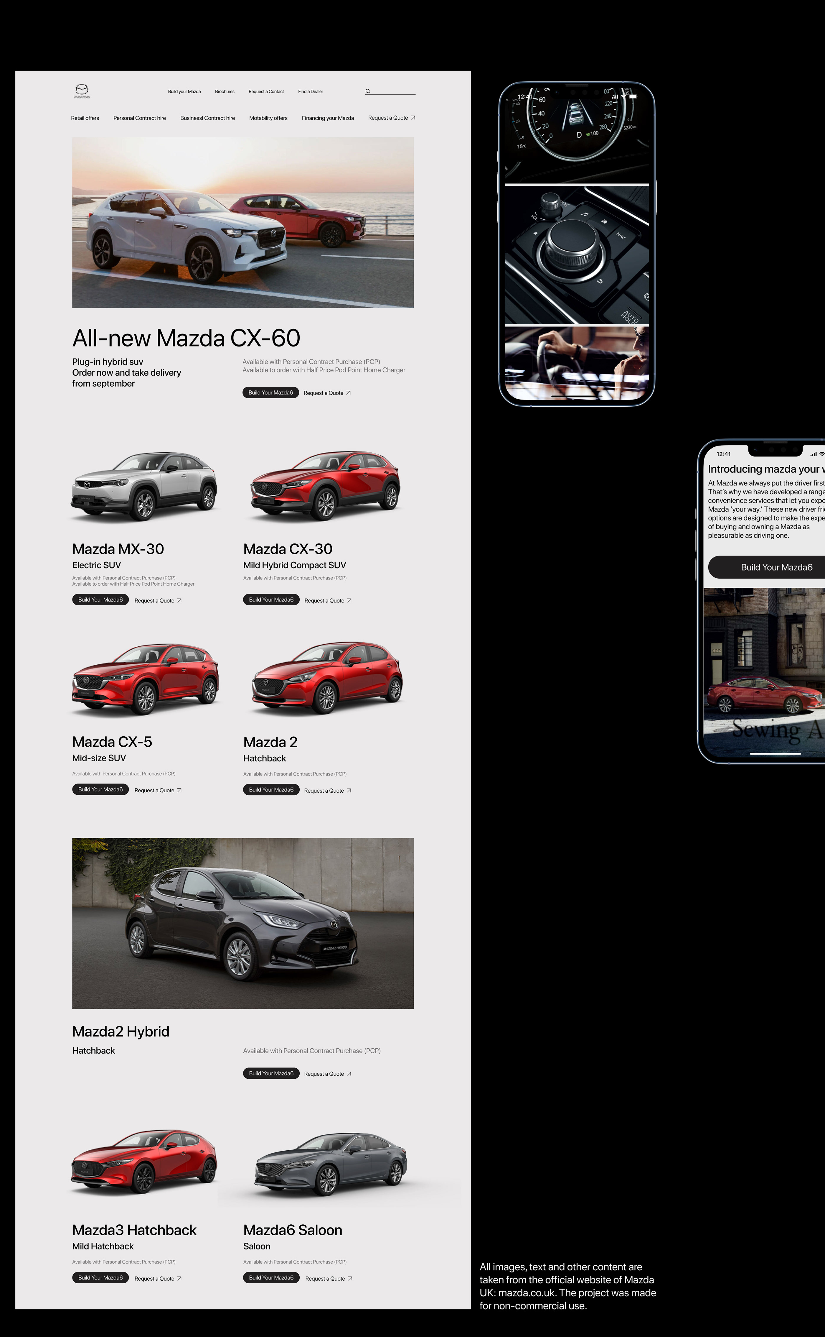 MAZDA UK | Corporate website — Изображение №12 — Интерфейсы, Брендинг, Графика на Dprofile
