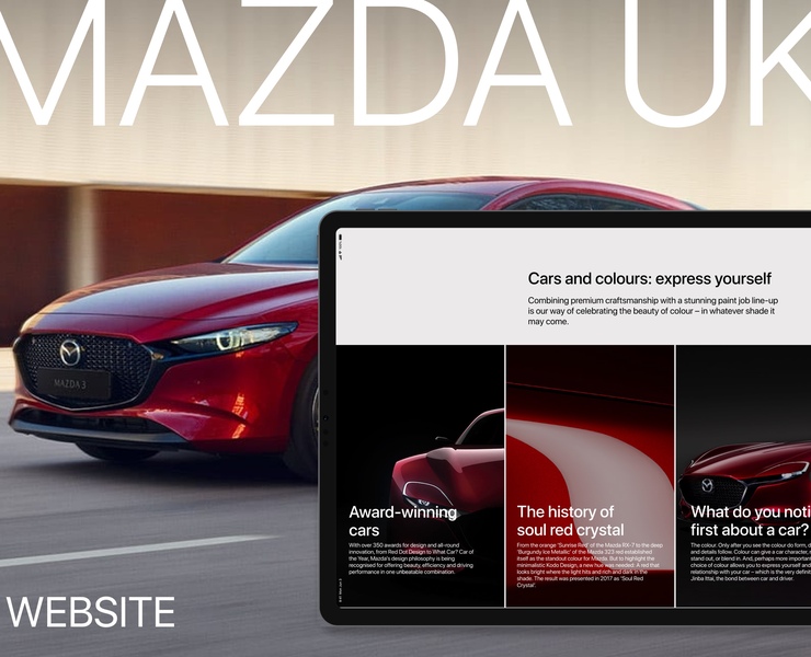 MAZDA UK | Corporate website на Dprofile