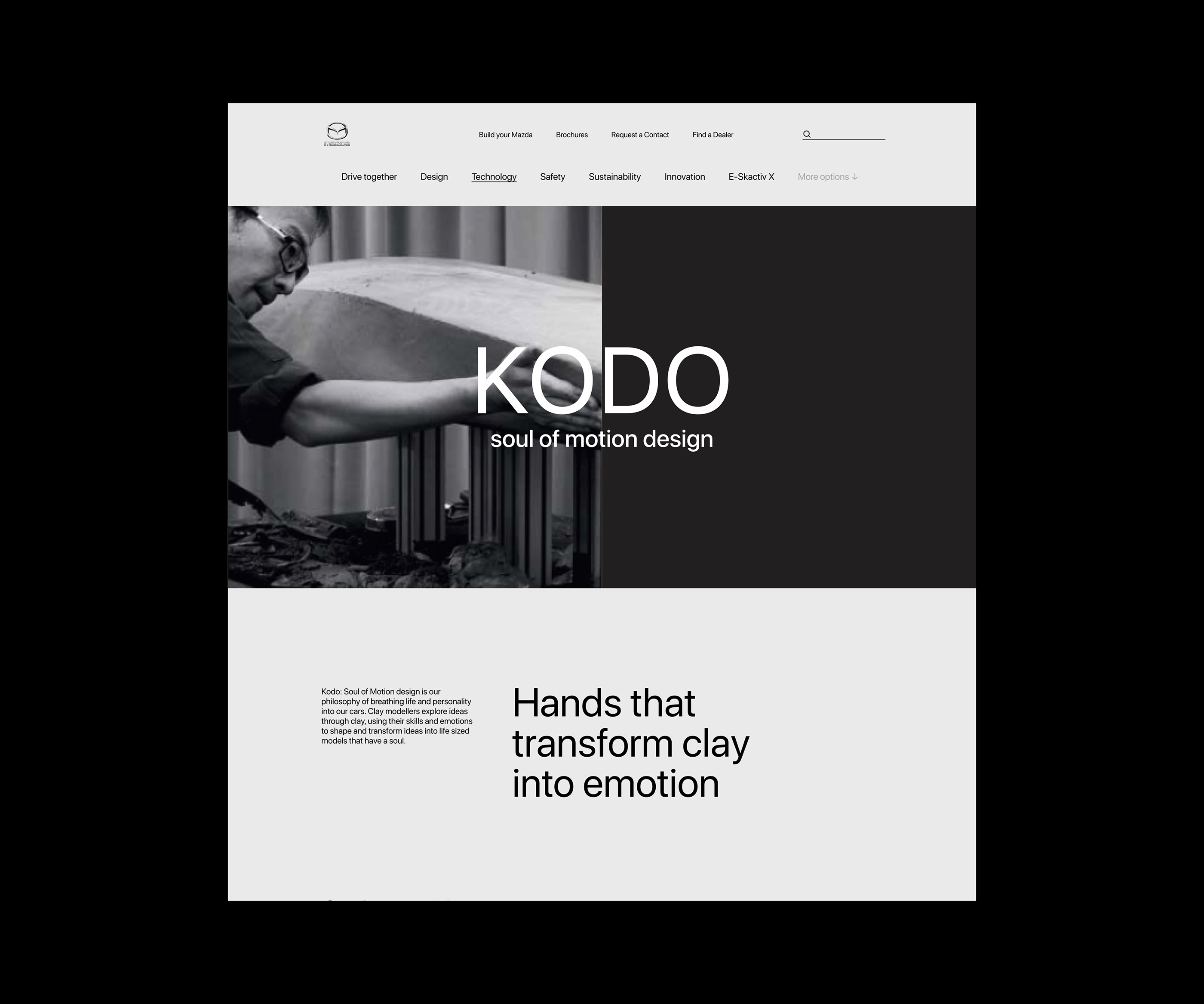 MAZDA UK | Corporate website — Изображение №10 — Интерфейсы, Брендинг, Графика на Dprofile