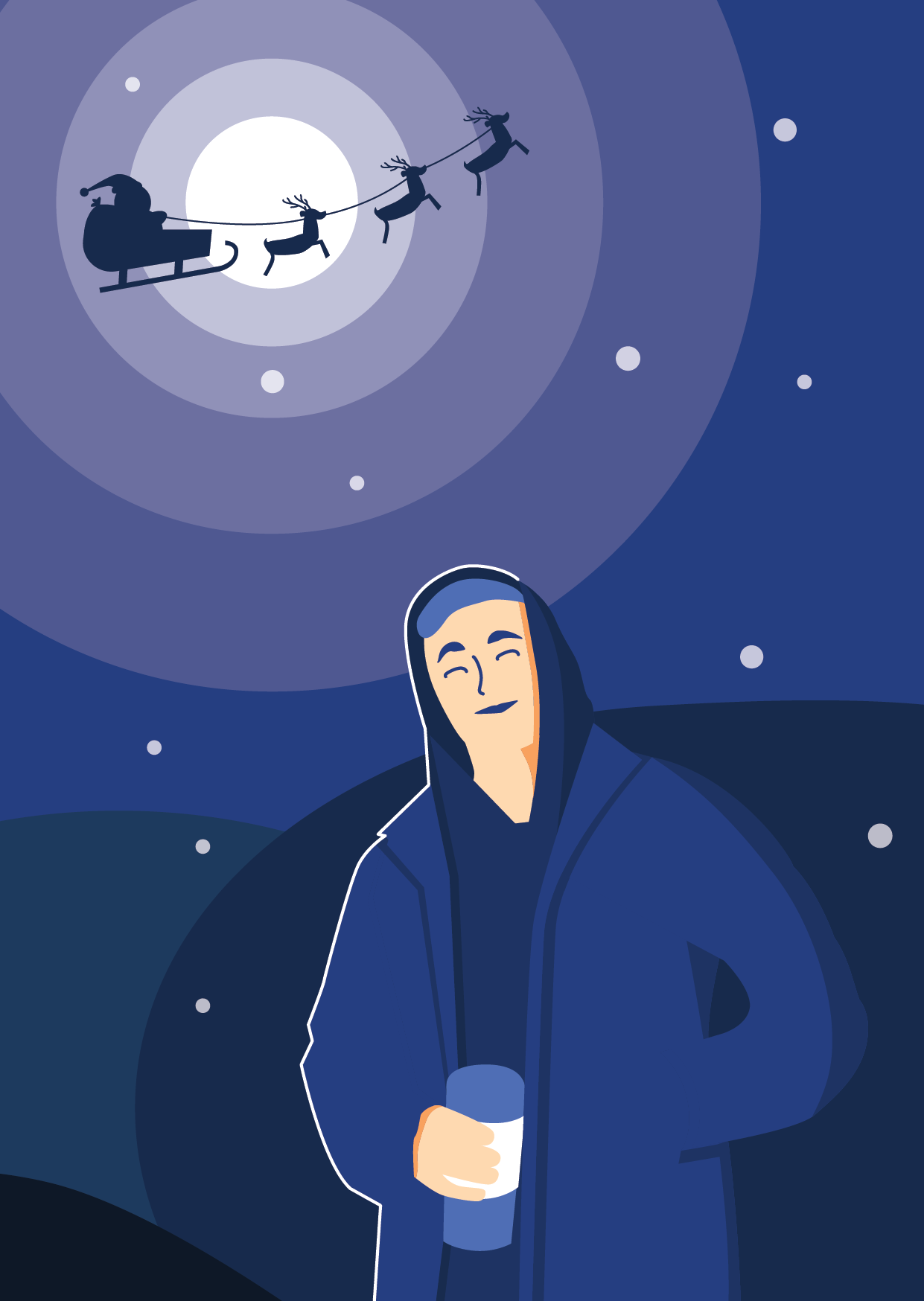 Новогодние открытки — Изображение №7 — Иллюстрация, Графика на Dprofile