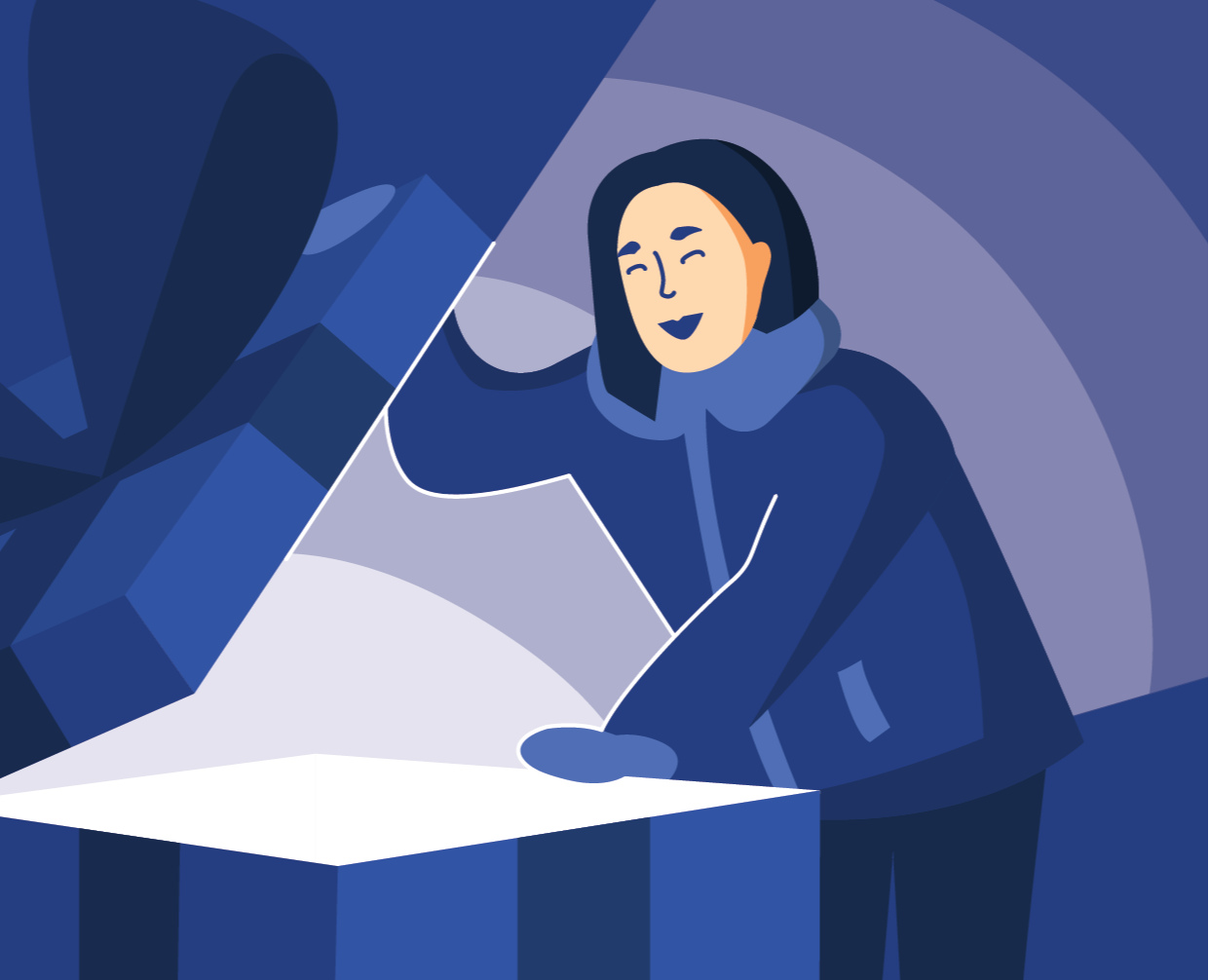 Новогодние открытки — Иллюстрация, Графика на Dprofile