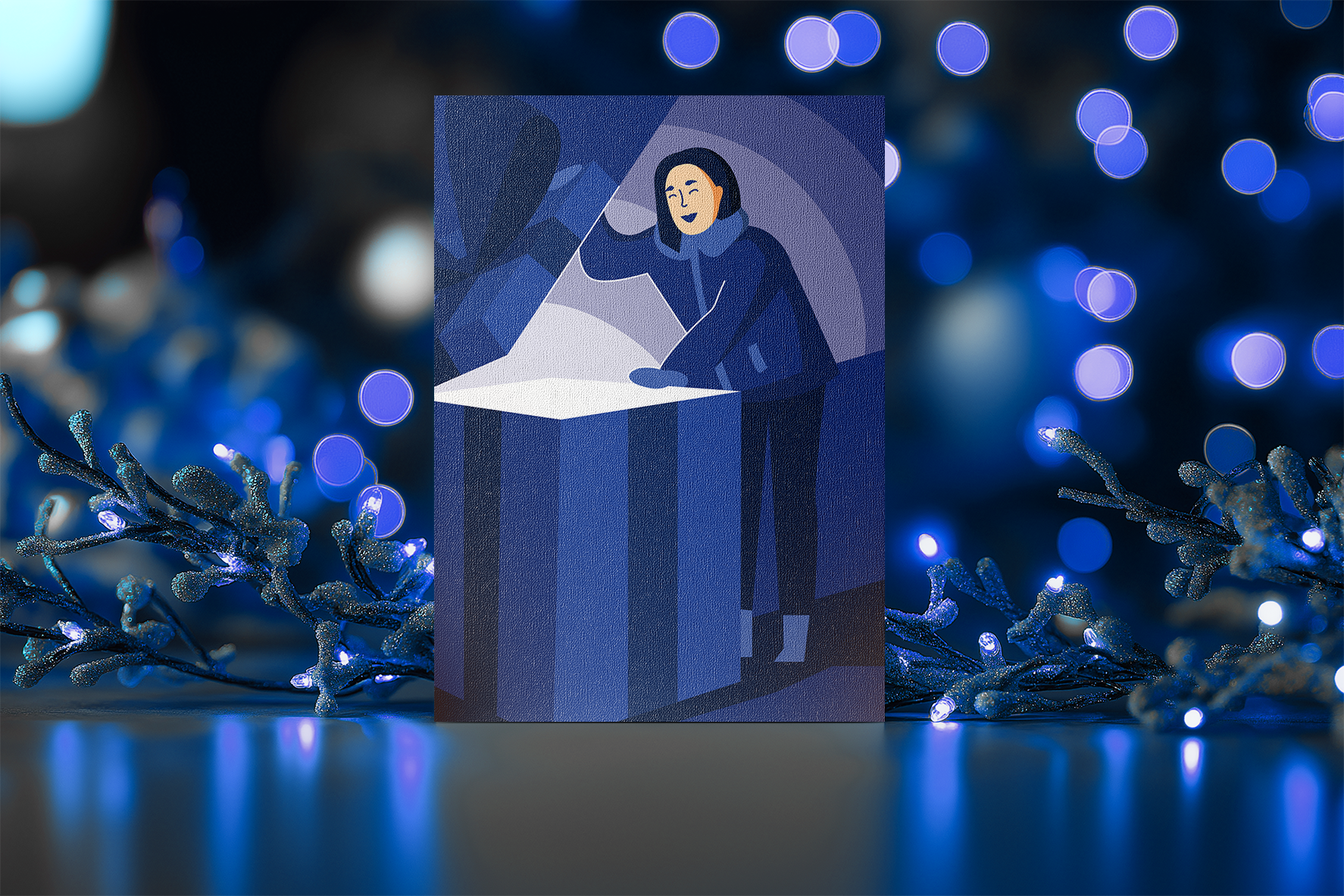 Новогодние открытки — Изображение №5 — Иллюстрация, Графика на Dprofile