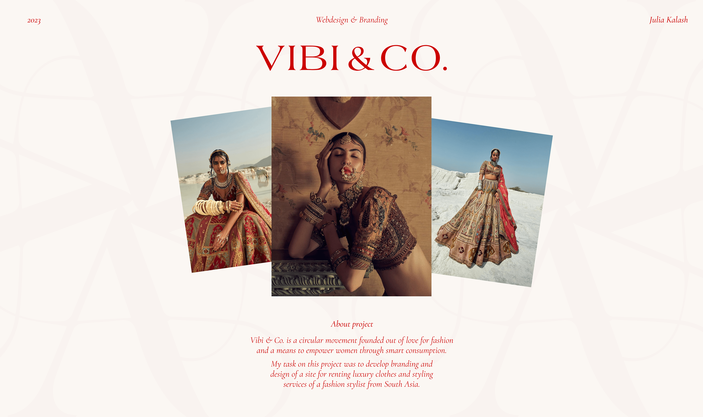 Vibi&Co | e-commerce website and branding — Изображение №1 — Интерфейсы, Брендинг на Dprofile