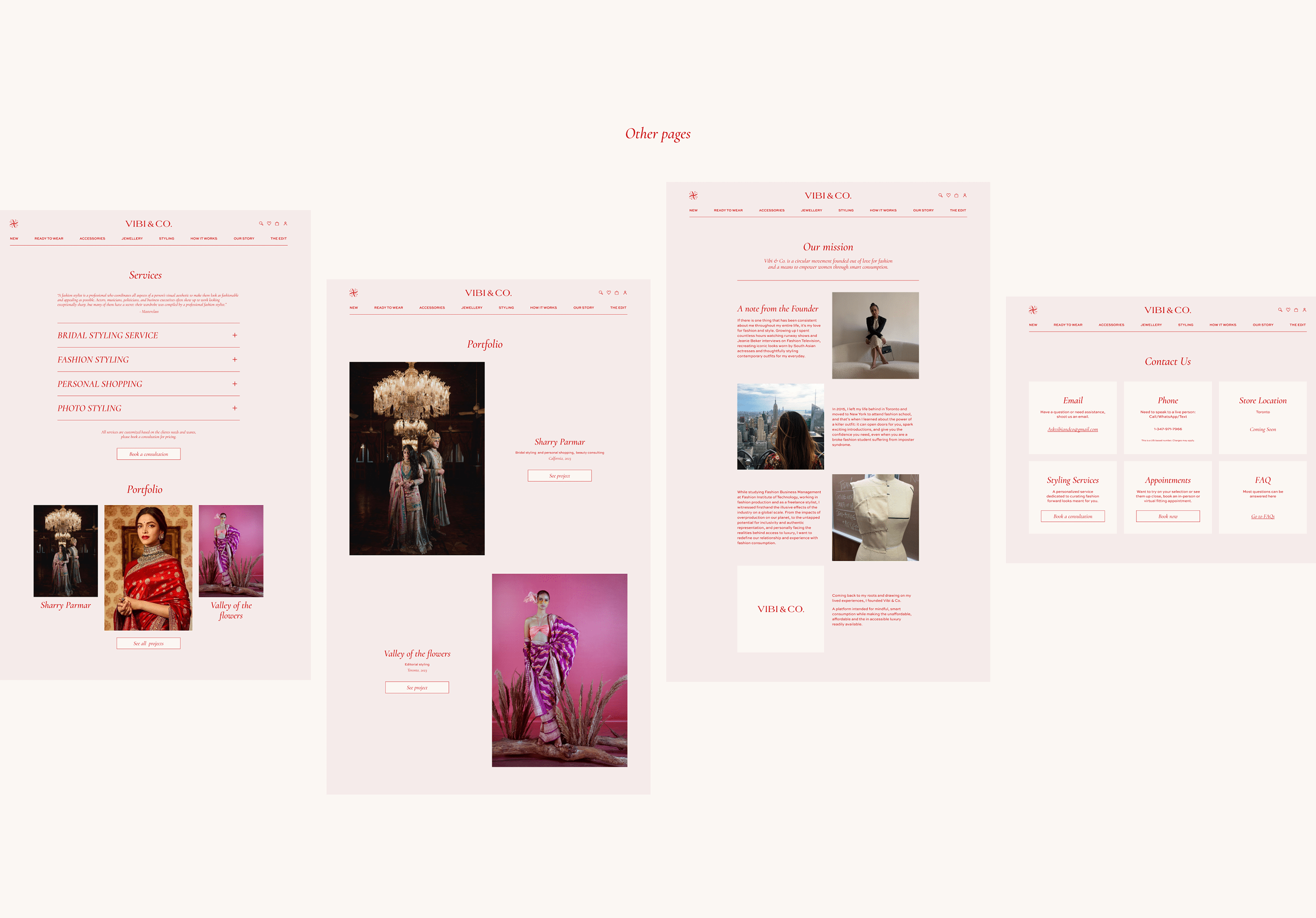 Vibi&Co | e-commerce website and branding — Изображение №11 — Интерфейсы, Брендинг на Dprofile
