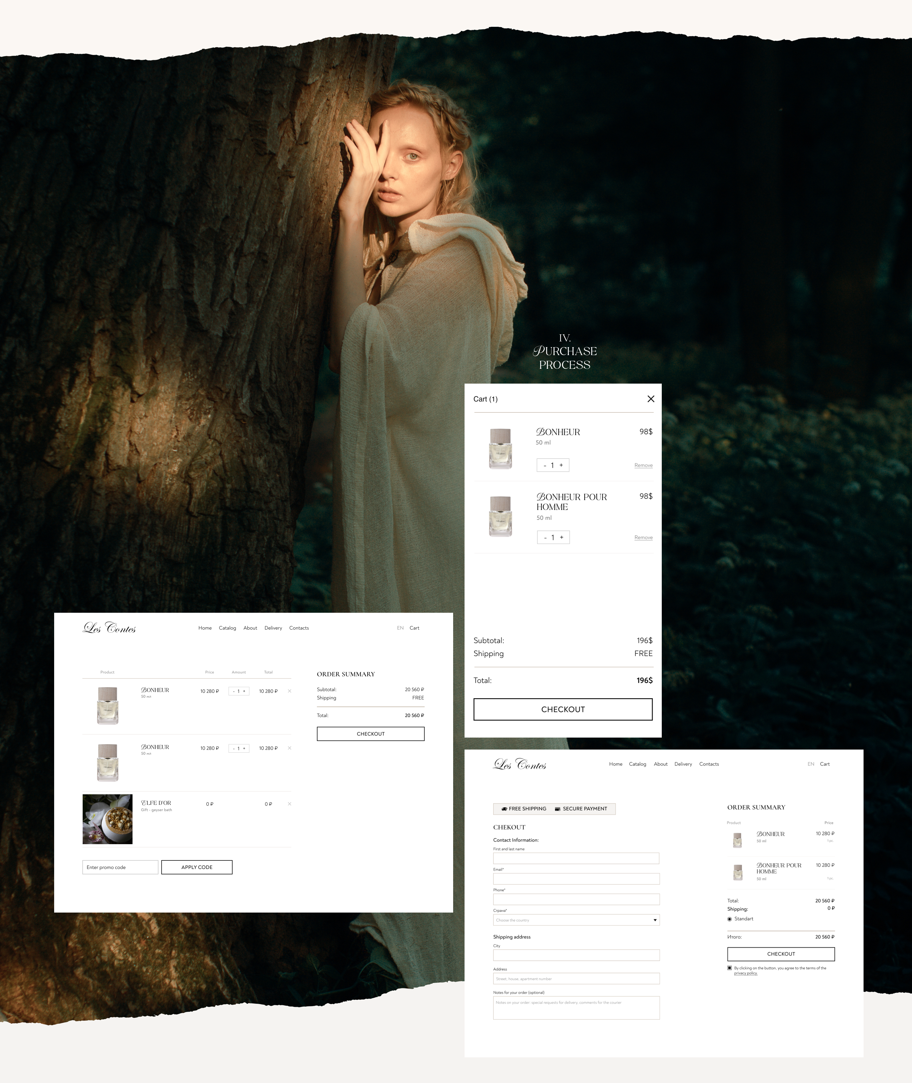 Les Contes | E-commerce website — Изображение №9 — Интерфейсы на Dprofile