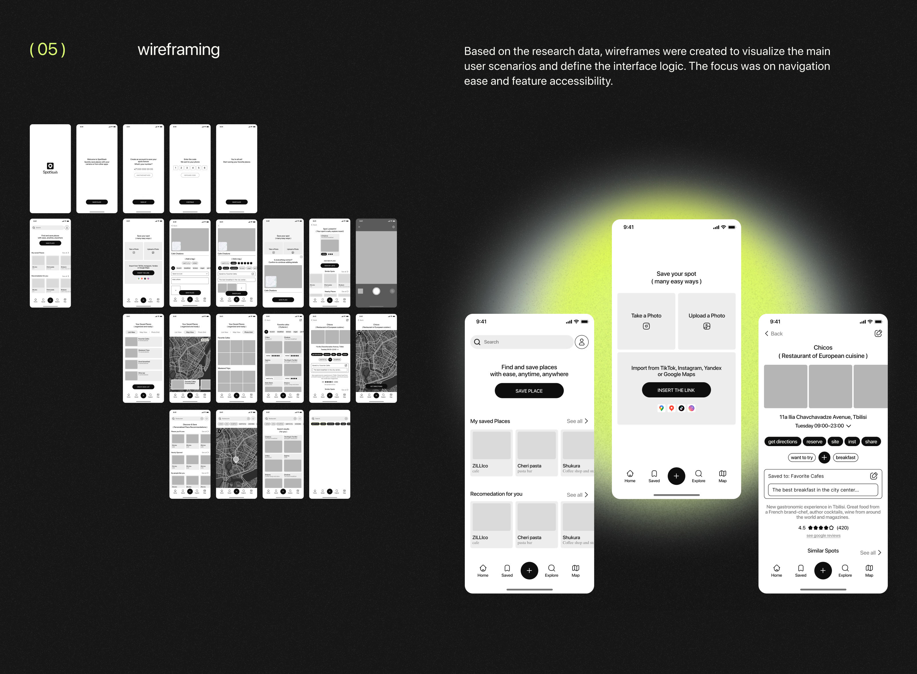 SpotStash | UX/UI Design | Mobile app — Изображение №4 — Интерфейсы на Dprofile