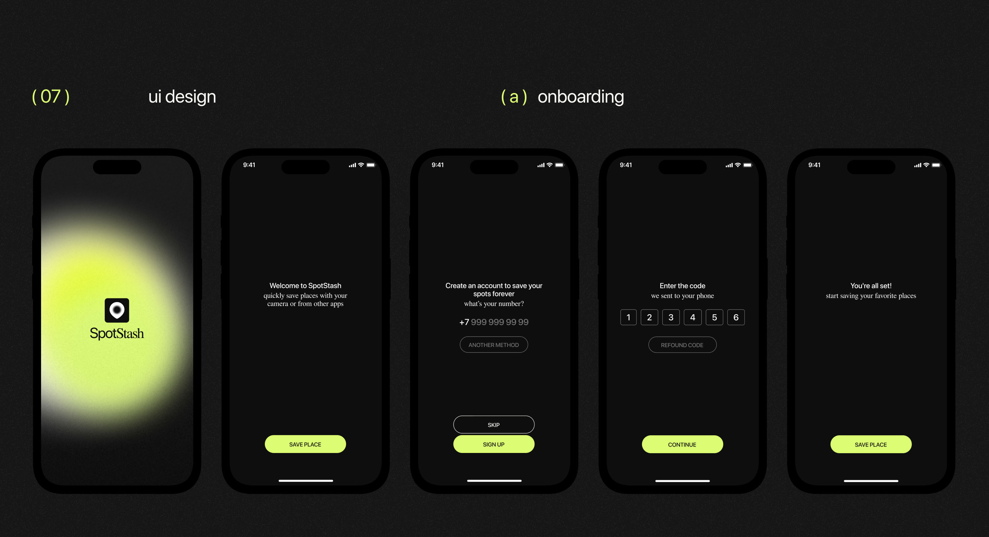 SpotStash | UX/UI Design | Mobile app — Изображение №6 — Интерфейсы на Dprofile