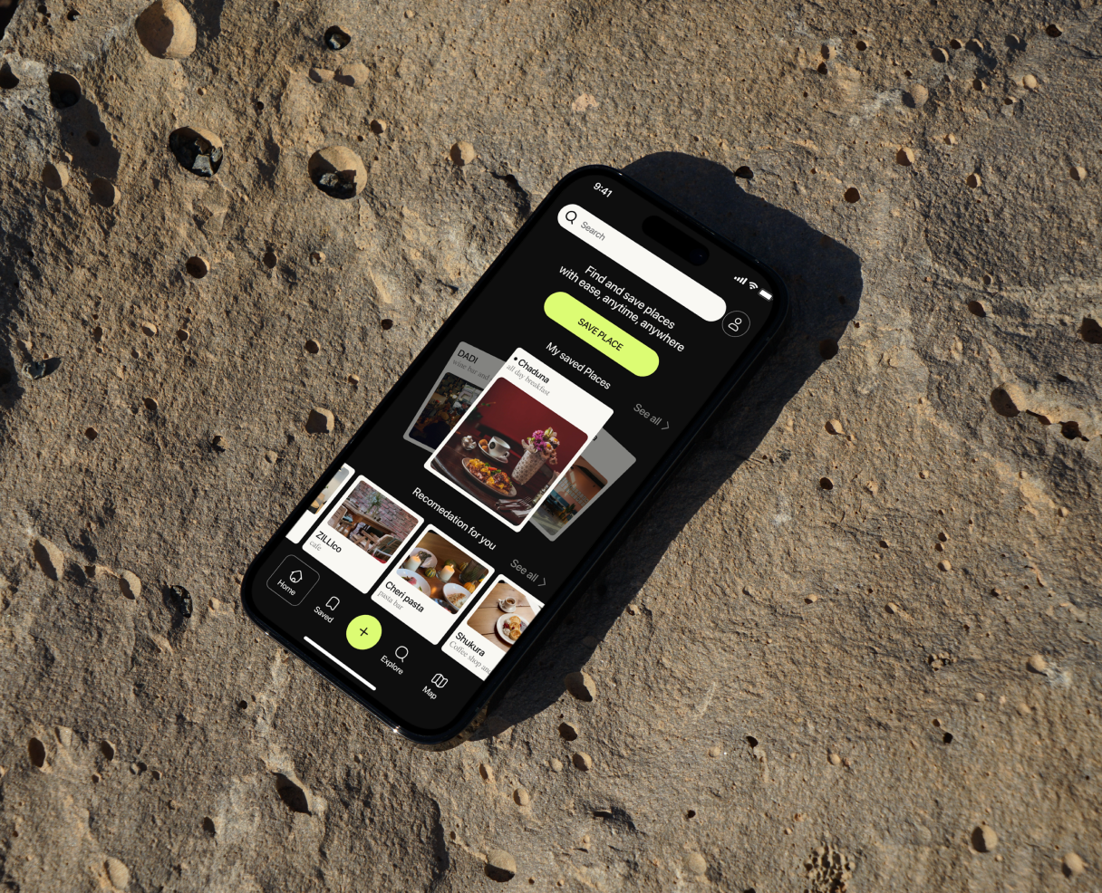 SpotStash | UX/UI Design | Mobile app на Dprofile