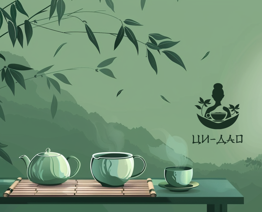 Логотип и фирменный стиль для чайного дома ЦИ-ДАО на Dprofile