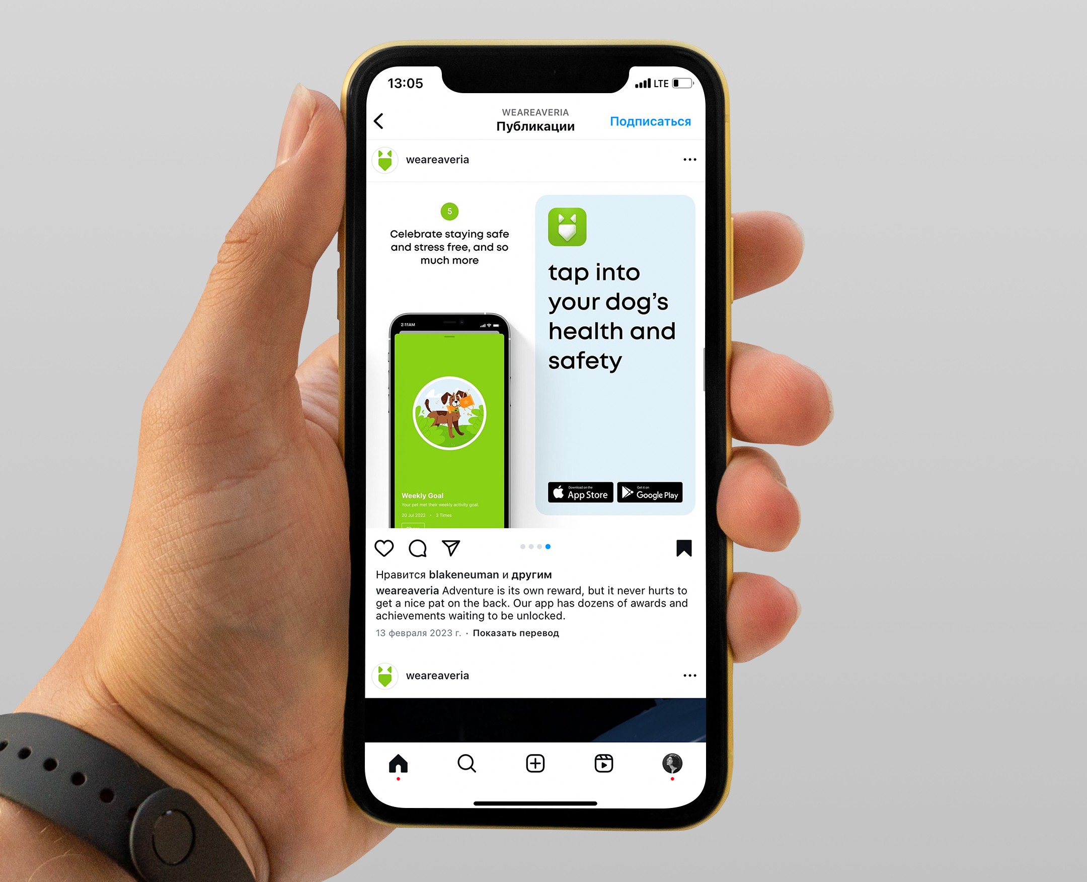 averia collar app — Интерфейсы, Иллюстрация на Dprofile