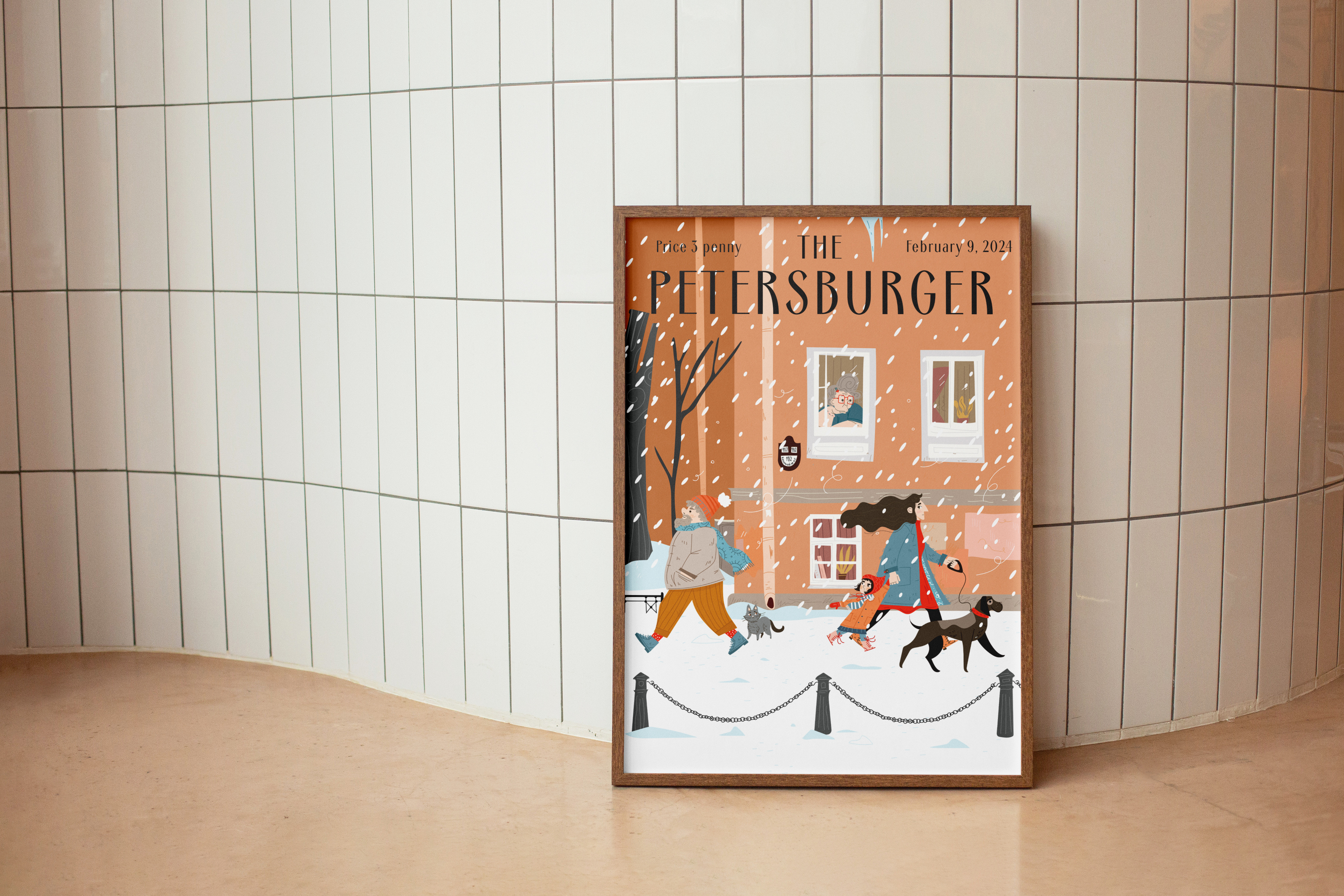 the petersburger magazine cover — Изображение №5 — Иллюстрация, Графика на Dprofile