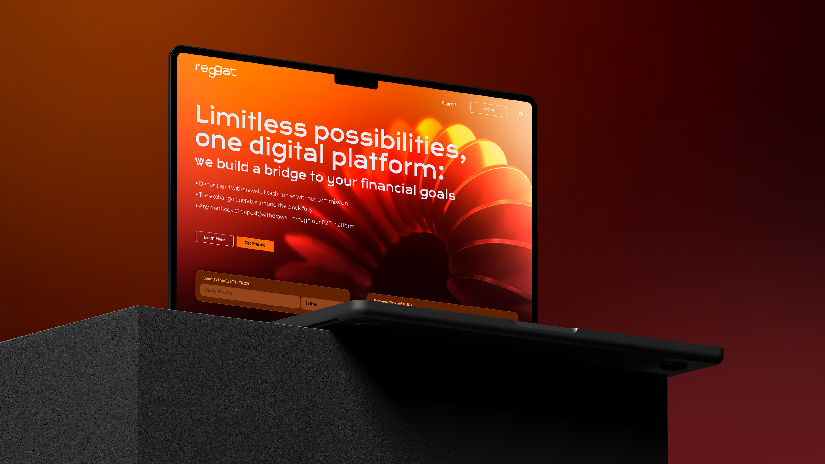 Reggat — Финансовые операции — Изображение №3 — Брендинг, Графика на Dprofile