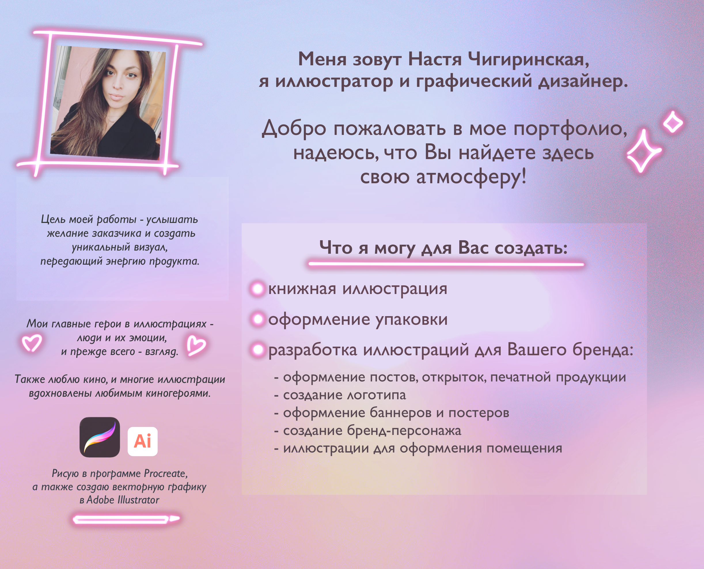 Портфолио 2024. Настя Чигиринская — Изображение №2 — Иллюстрация, Графика на Dprofile