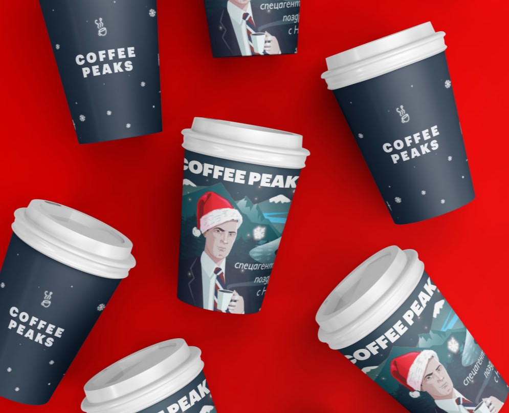 New Year packaging design | Brand character for coffee на Dprofile