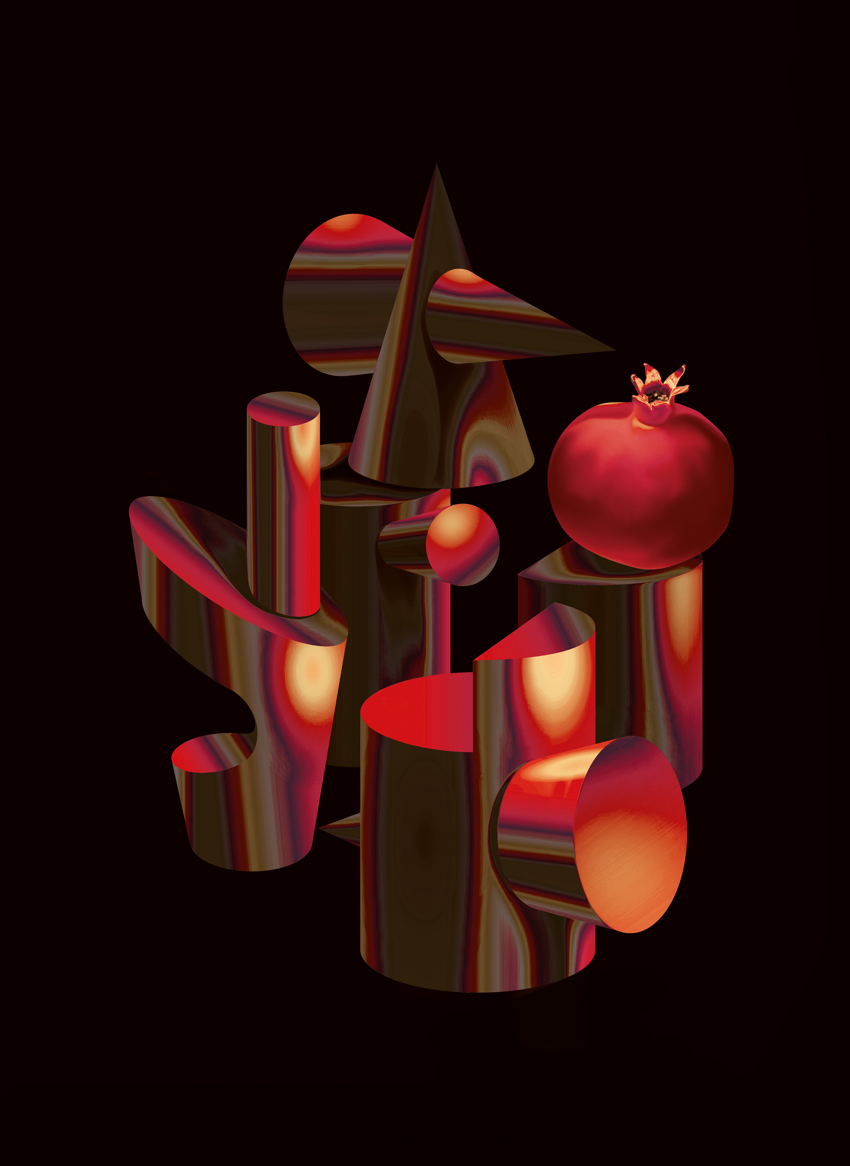 "My Bonfire" Traditional + Digital + NFT art project — Изображение №3 — Иллюстрация на Dprofile