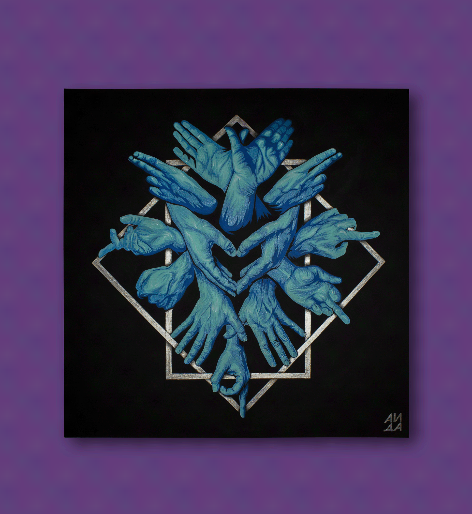 Hands in Blue — Изображение №2 — Иллюстрация на Dprofile
