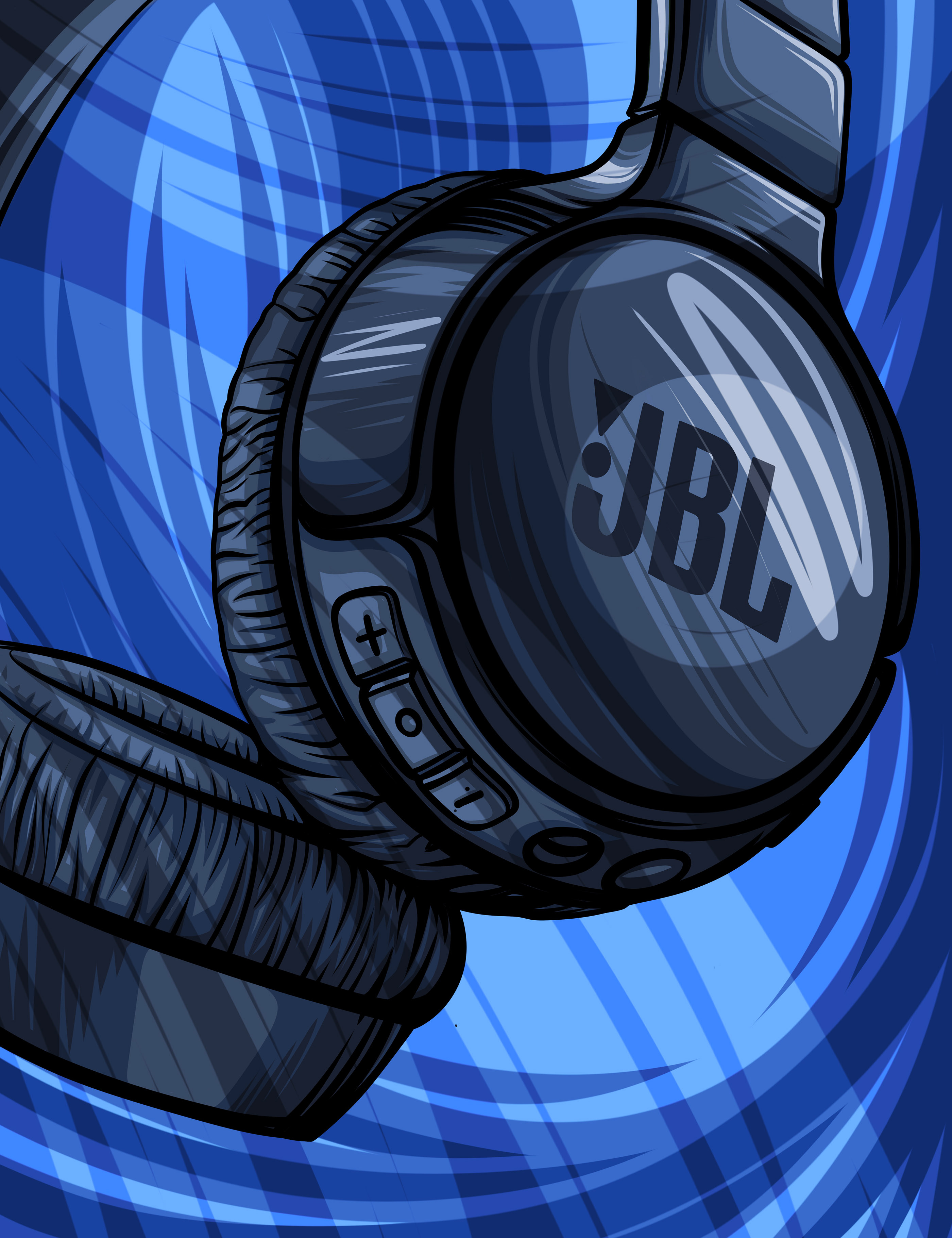 JBL Headphones Illustration — Изображение №3 — Брендинг, Иллюстрация на Dprofile