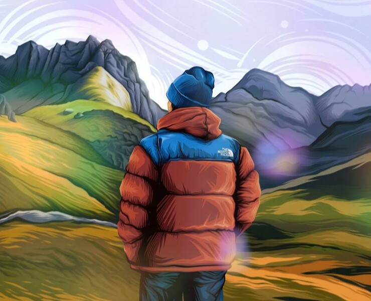 The North Face illustrations — Брендинг, Иллюстрация на Dprofile